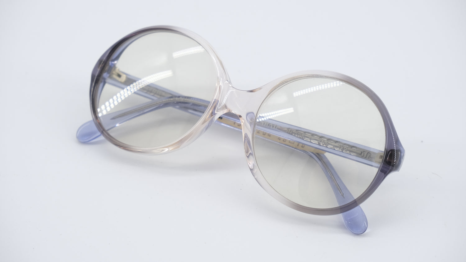 Menrad Glasses 138-204 Vintage Glasses · NOS · Blue Transparent · 48-16-125 · Unworn