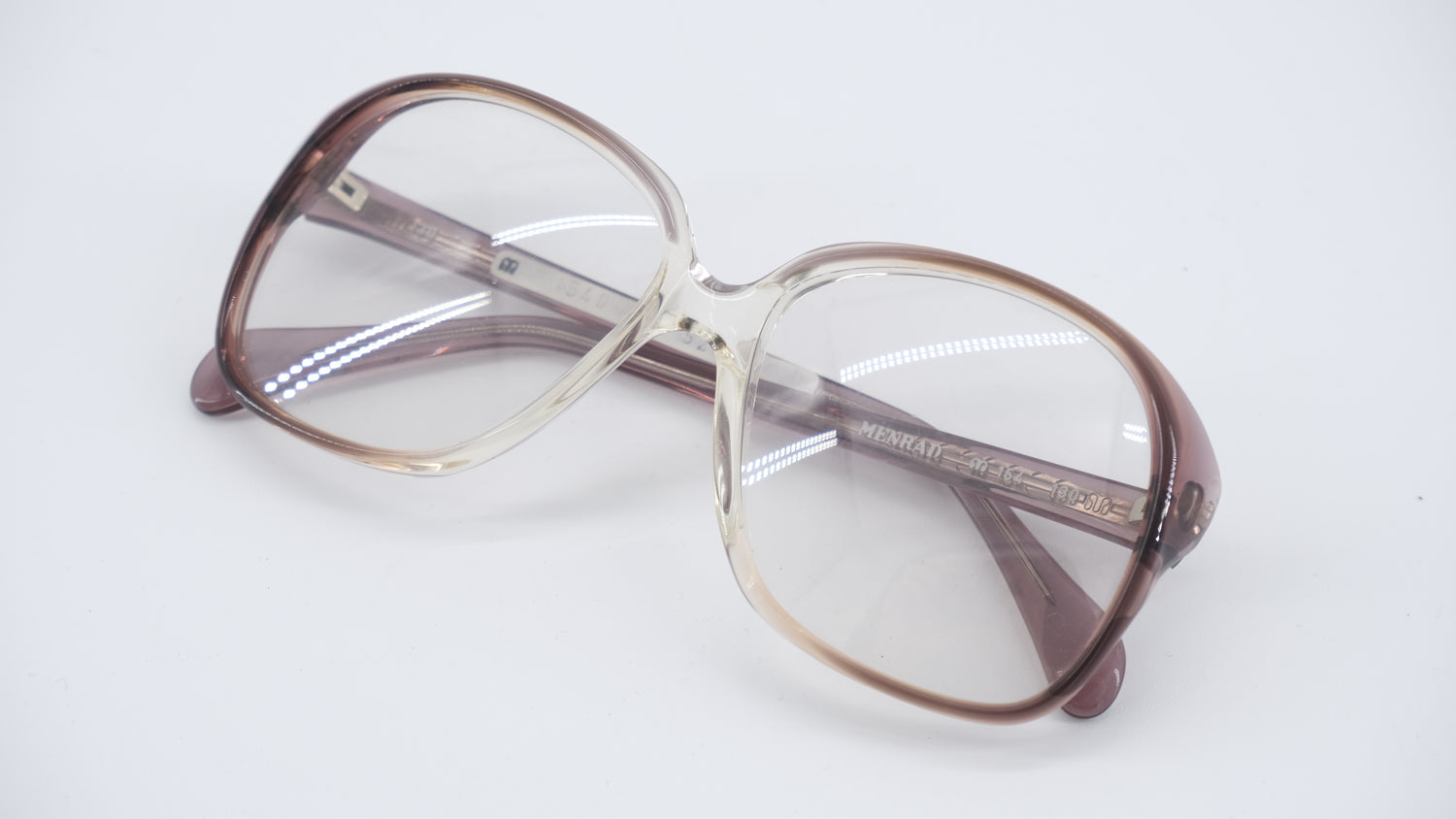 Menrad Glasses 154-153 Vintage Glasses · NOS · Purple Transparent · 52-14-130 · Unworn