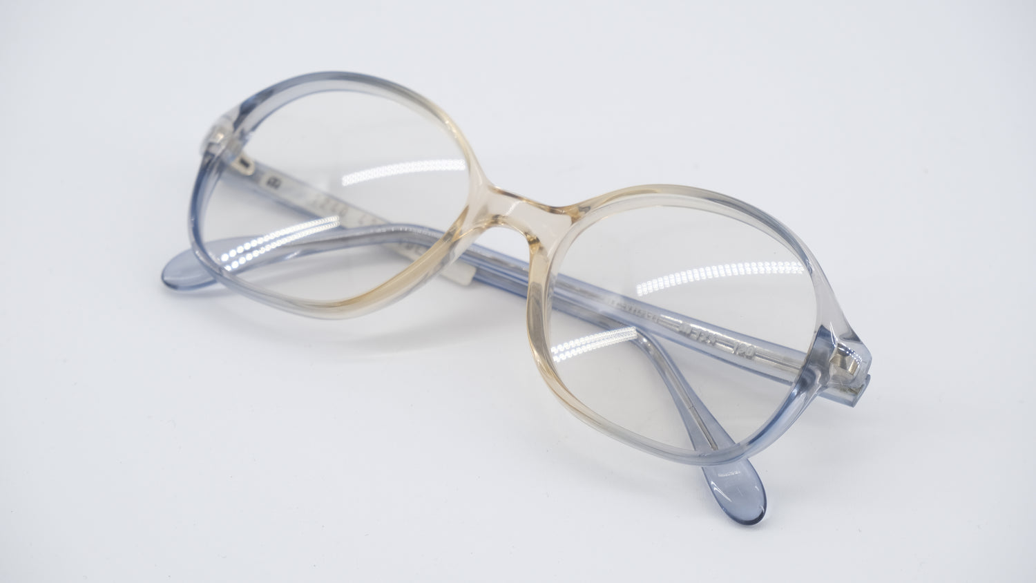Menrad Glasses 124-432 Vintage Glasses · NOS · Blue Transparent · 48-18-130 · Unworn