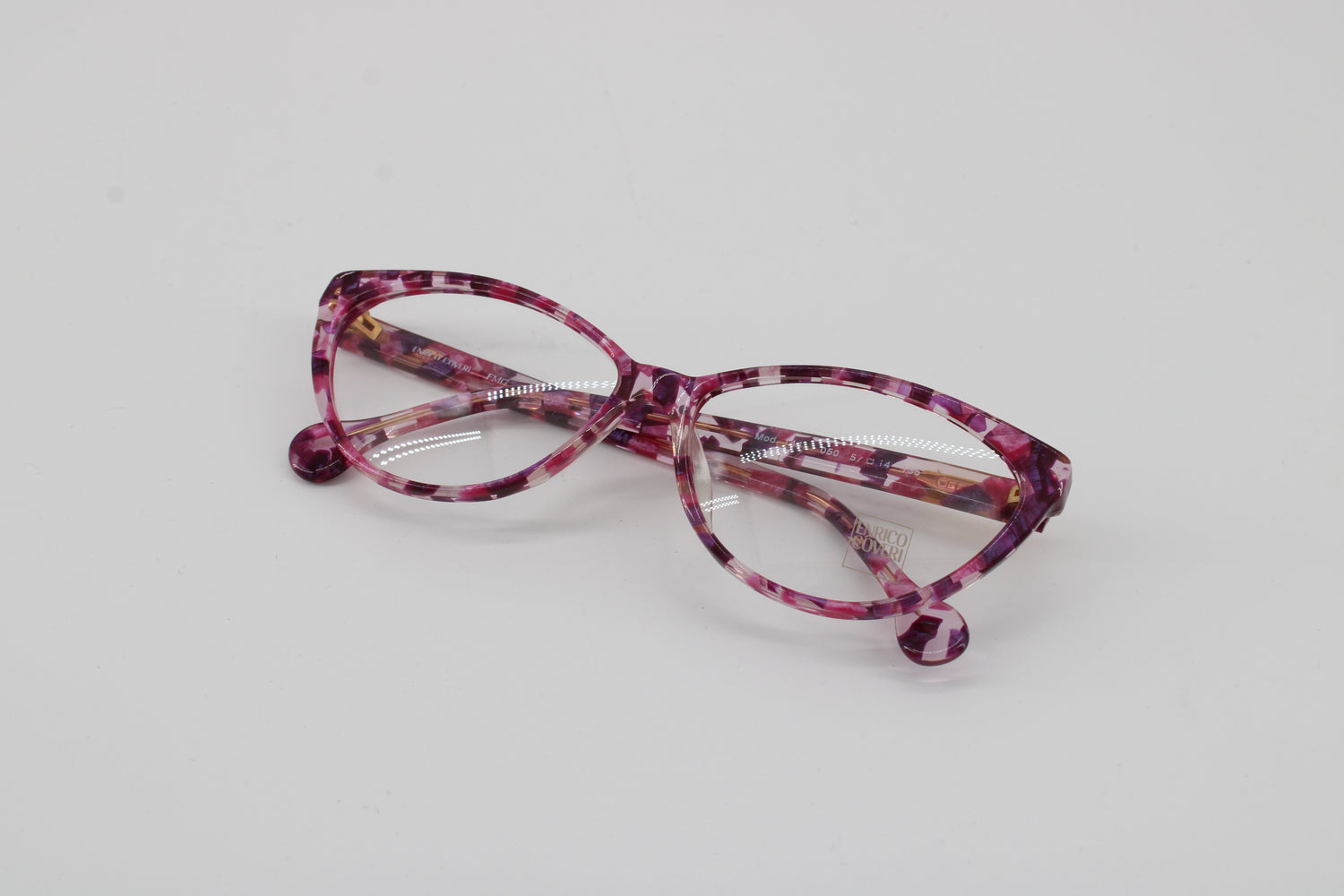 Enrico Coveri Glasses 144-050 Vintage Glasses · NOS · Pink-Purple · 57-14-135 · Unworn