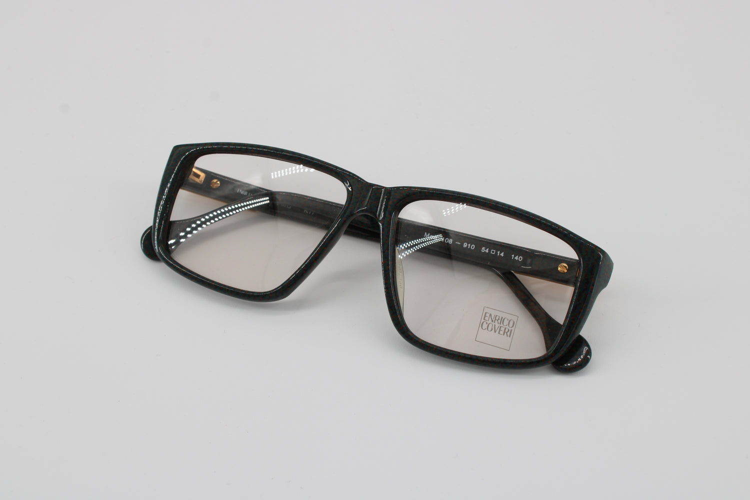 Enrico Coveri Glasses 108-910 Vintage Glasses · NOS · Grey-Black · 54-14-140 · Unworn