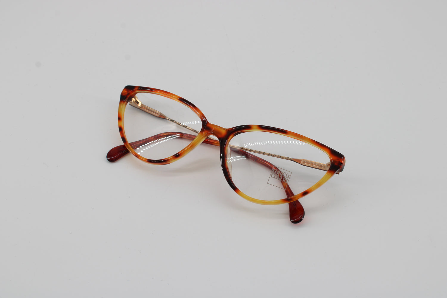 Enrico Coveri Glasses 125-510 Vintage Glasses · NOS · Brown-Black · 53-15-130 · Unworn