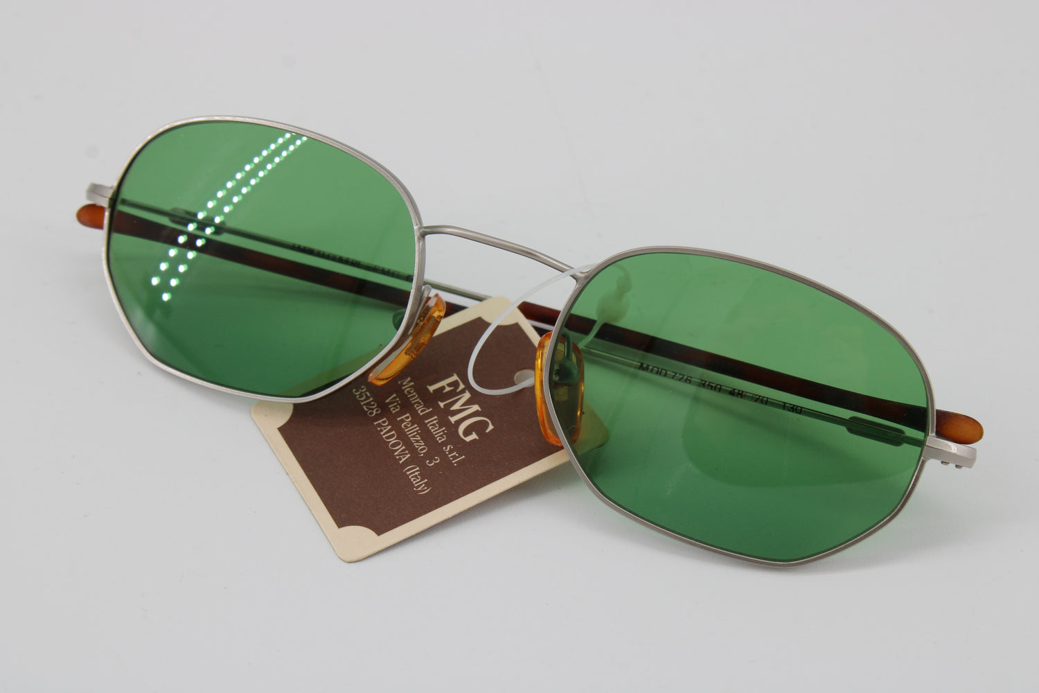 Menrad FMG Glasses 726-350 Vintage Glasses · NOS · Silver-Brown · 48-20-130 · Unworn
