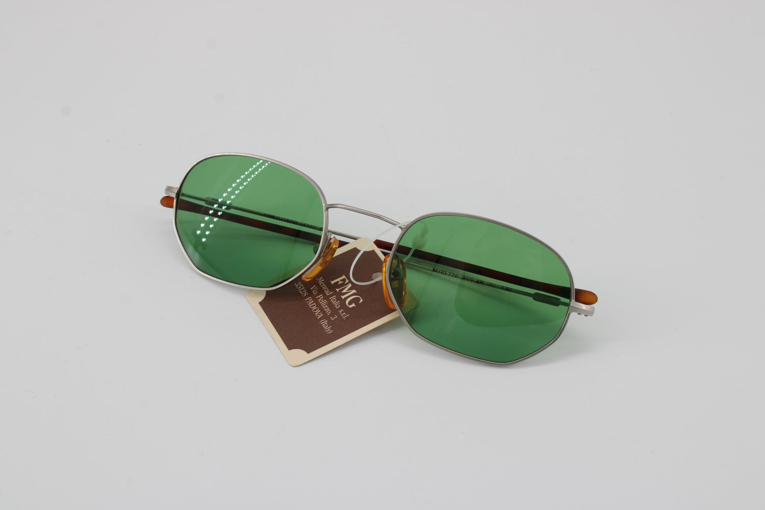 Menrad FMG Glasses 726-350 Vintage Glasses · NOS · Silver-Brown · 48-20-130 · Unworn