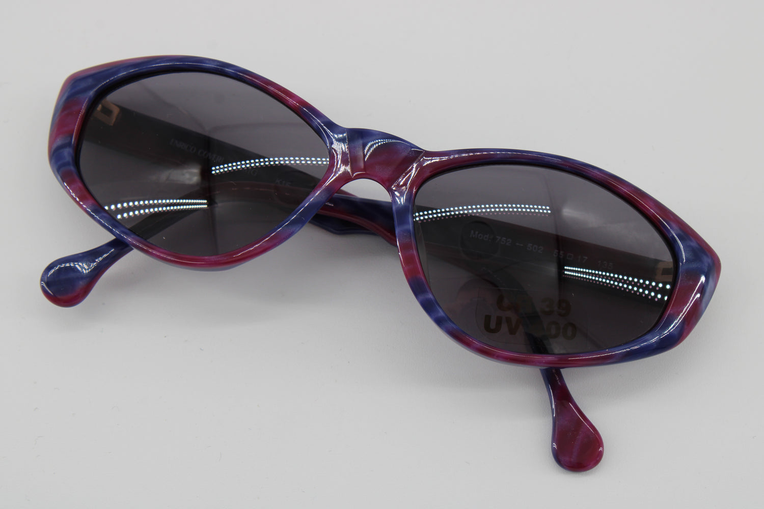 Enrico Coveri Glasses 752-502 Vintage Glasses · NOS · Purple-Pink · 55-17-135 · Unworn