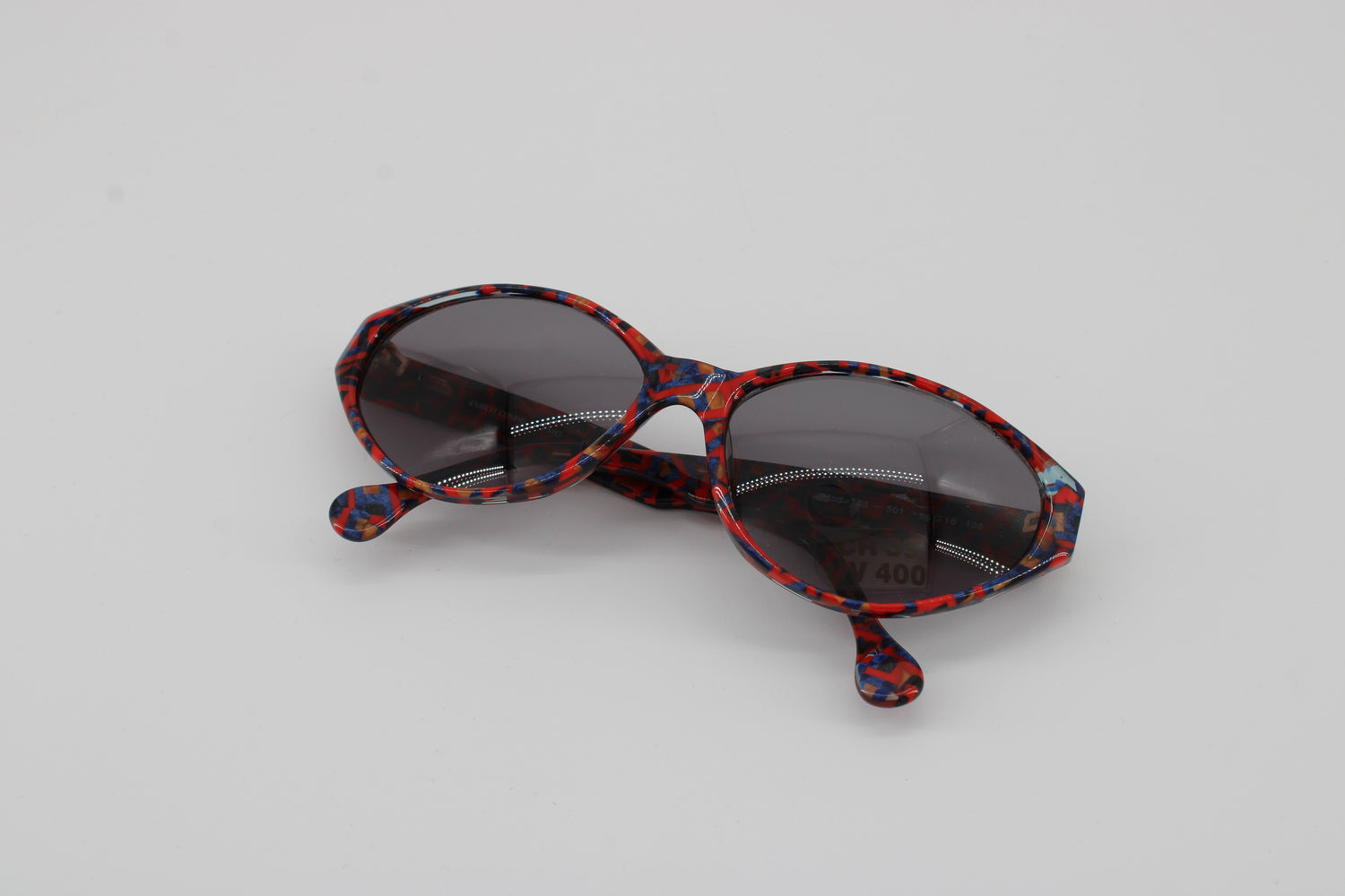 Enrico Coveri Glasses 753-501 Vintage Glasses · NOS · Red-Blue · 58-16-135 · Unworn