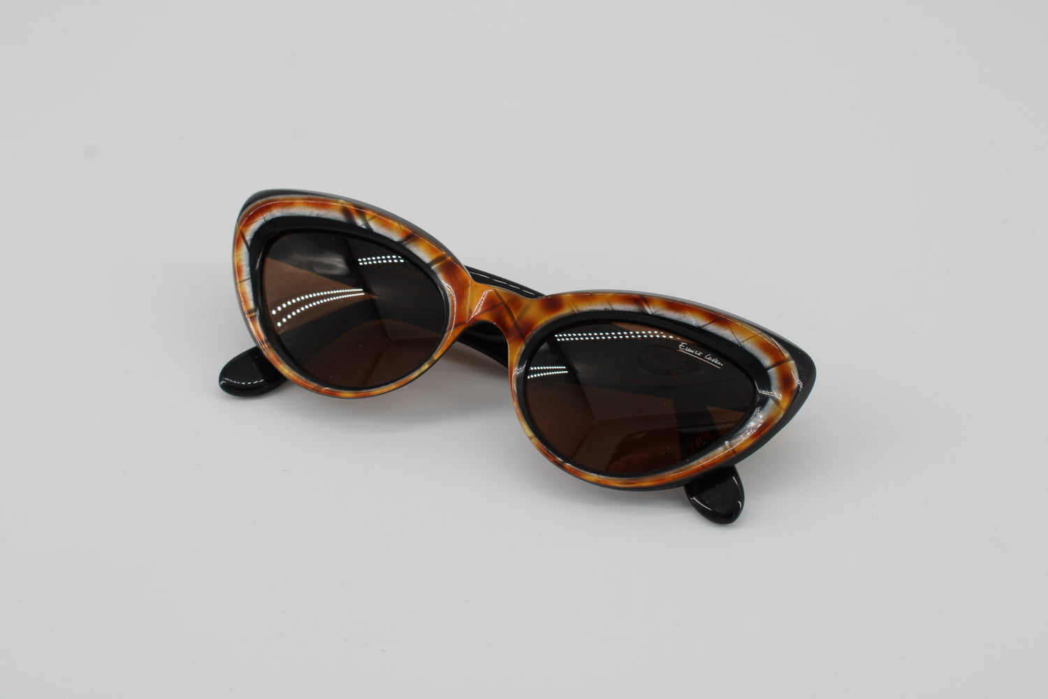 Enrico Coveri Glasses 748-810 Vintage Glasses · NOS · Brown-Black · 50-19-140 · Unworn