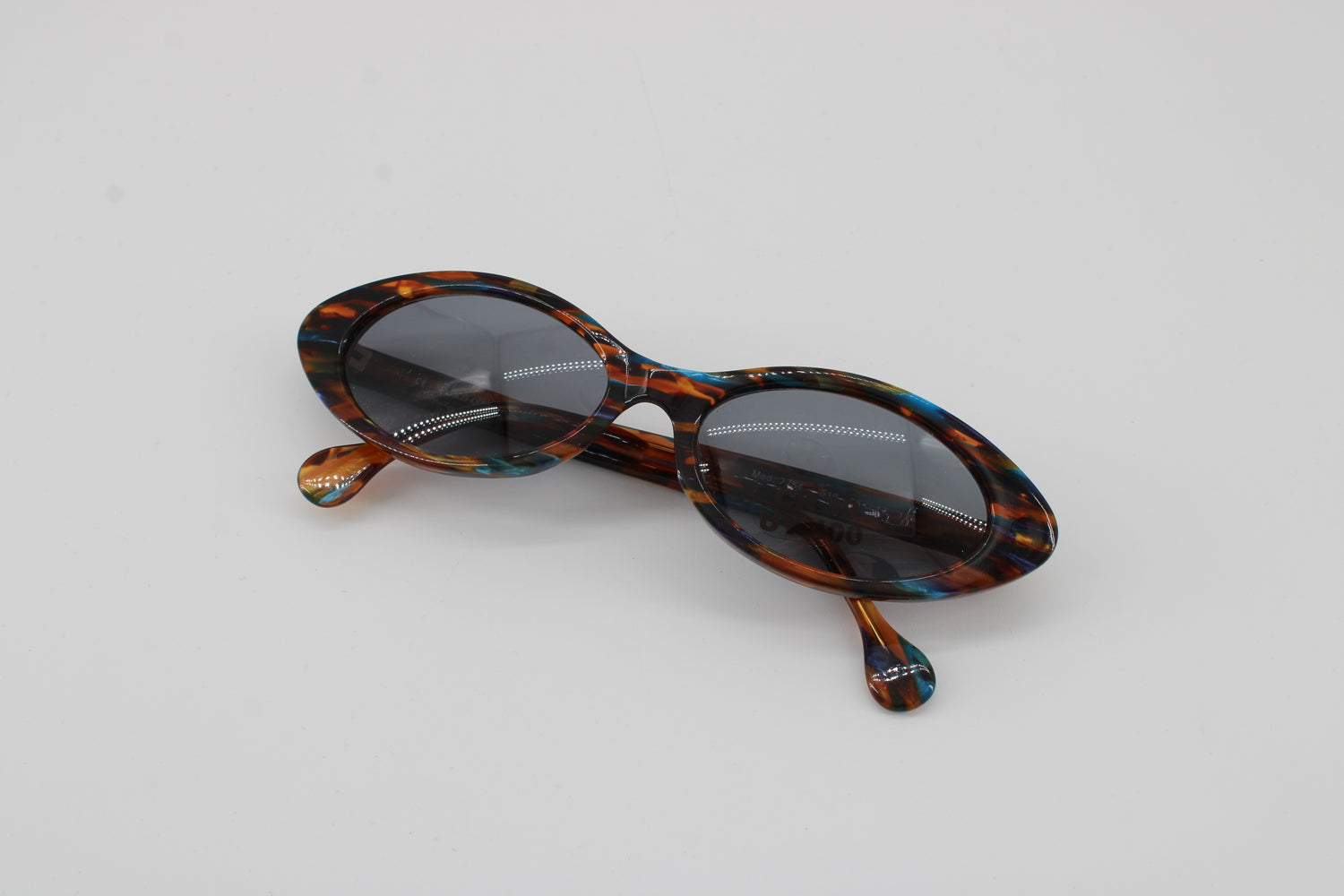 Enrico Coveri Glasses 7754-518 Vintage Glasses · NOS · Brown-Blue · 55-17-135 · Unworn