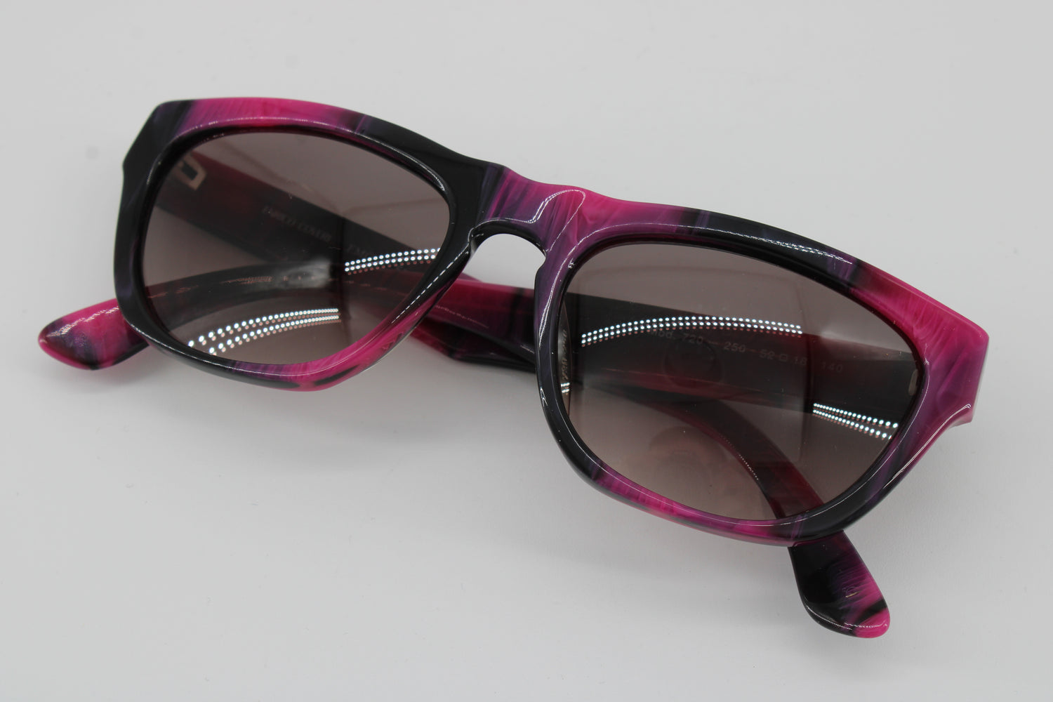 Enrico Coveri Glasses 720-250 Vintage Glasses · NOS · Pink-Black · 52-18-140 · Unworn