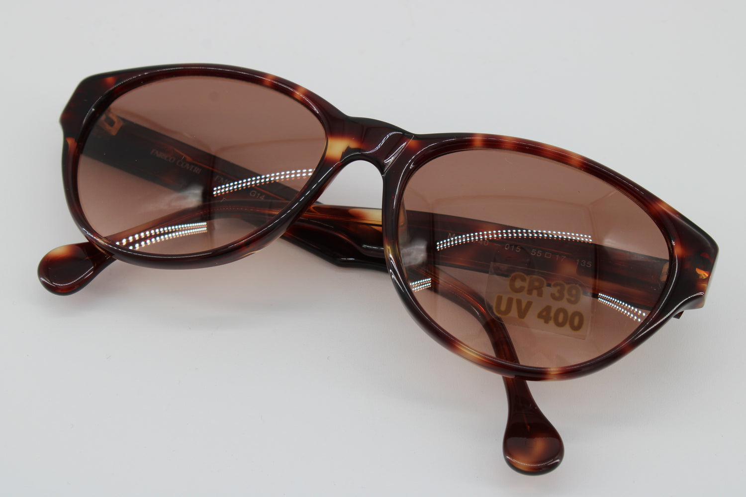 Enrico Coveri Glasses 740-015 Vintage Glasses · NOS · Brown-Black · 55-17-135 · Unworn