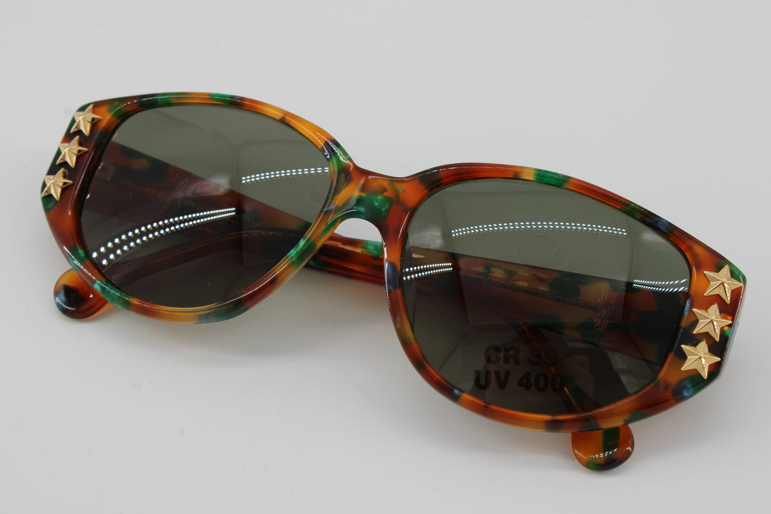 Enrico Coveri Glasses 741-032 Vintage Glasses · NOS · Brown-Green · 55-16-135 · Unworn