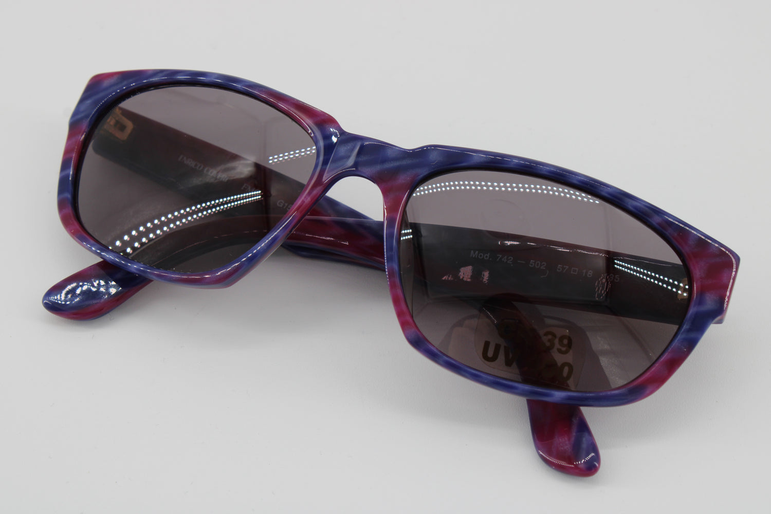 Enrico Coveri Glasses 742-502 Vintage Glasses · NOS · Purple-Pink · 57-18-135 · Unworn