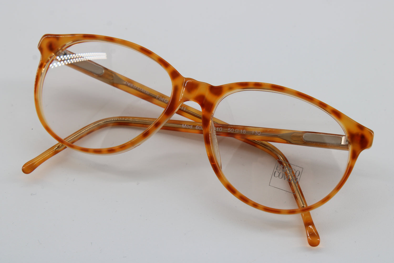 Enrico Coveri Glasses 603-510 Vintage Glasses · NOS · Brown-Orange · 50-15-130 · Unworn