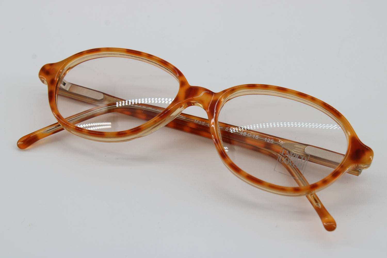 Enrico Coveri Glasses 602-510 Vintage Glasses · NOS · Brown-Orange · 46-15-125 · Unworn
