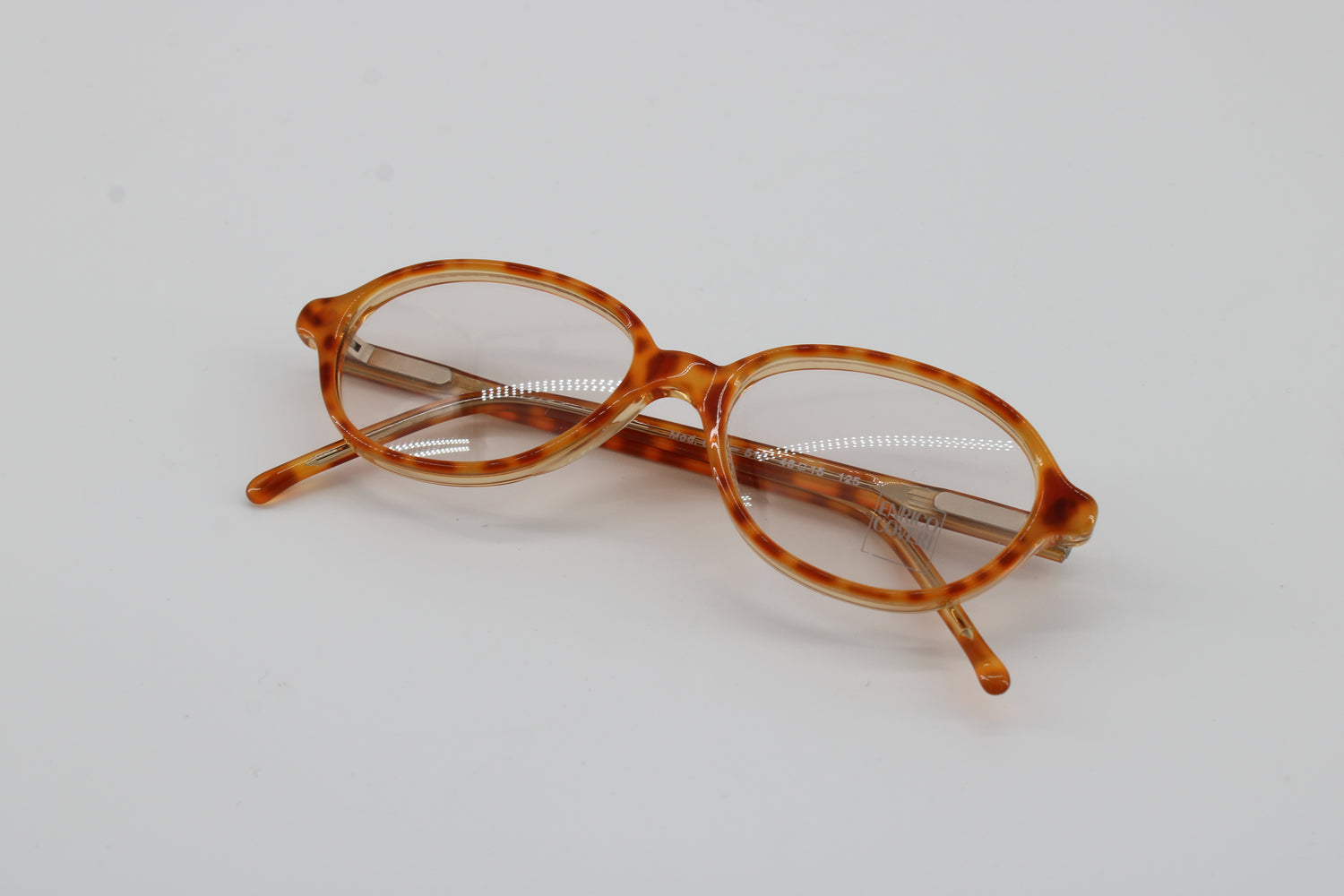 Enrico Coveri Glasses 602-510 Vintage Glasses · NOS · Brown-Orange · 46-15-125 · Unworn