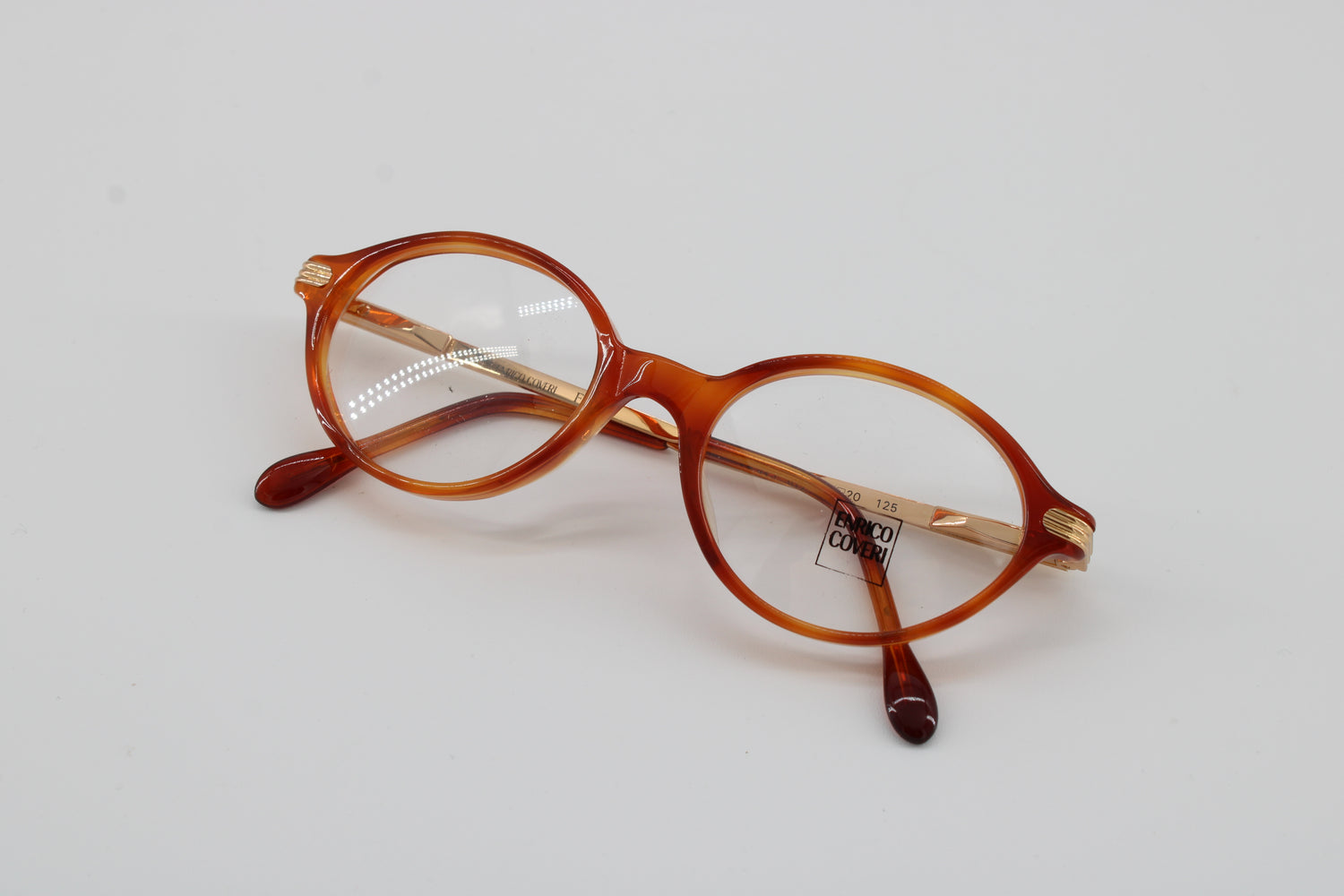 Enrico Coveri Glasses 612-703 Vintage Glasses · NOS · Brown-Orange · 45-20-125 · Unworn