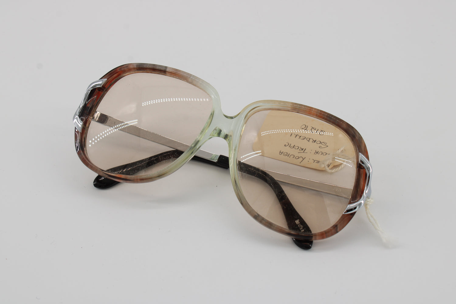 Martin Wells Glasses Louisa 21270 Vintage Glasses · NOS · Black-Grey-Brown · 130 · Unworn