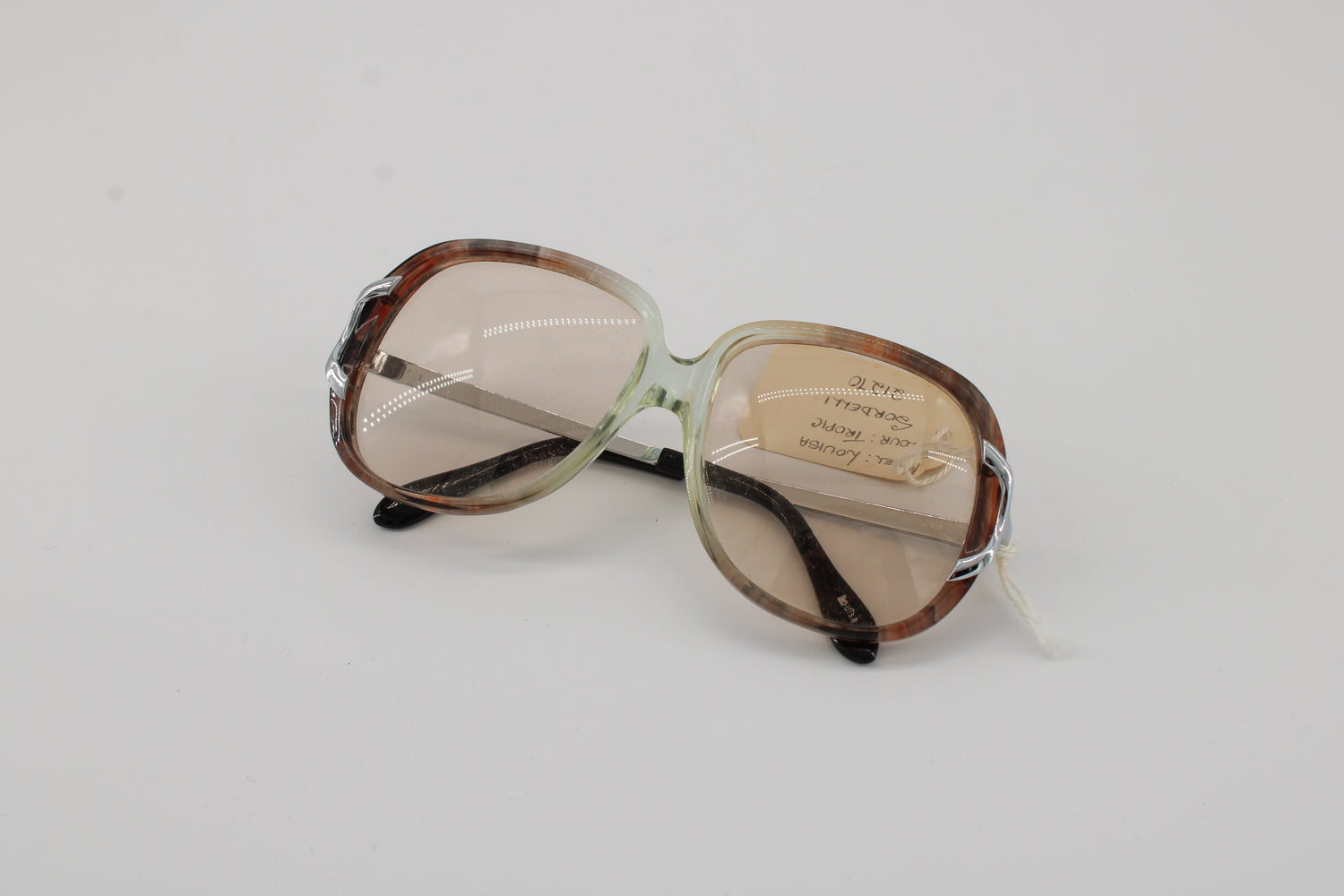 Martin Wells Glasses Louisa 21270 Vintage Glasses · NOS · Black-Grey-Brown · 130 · Unworn