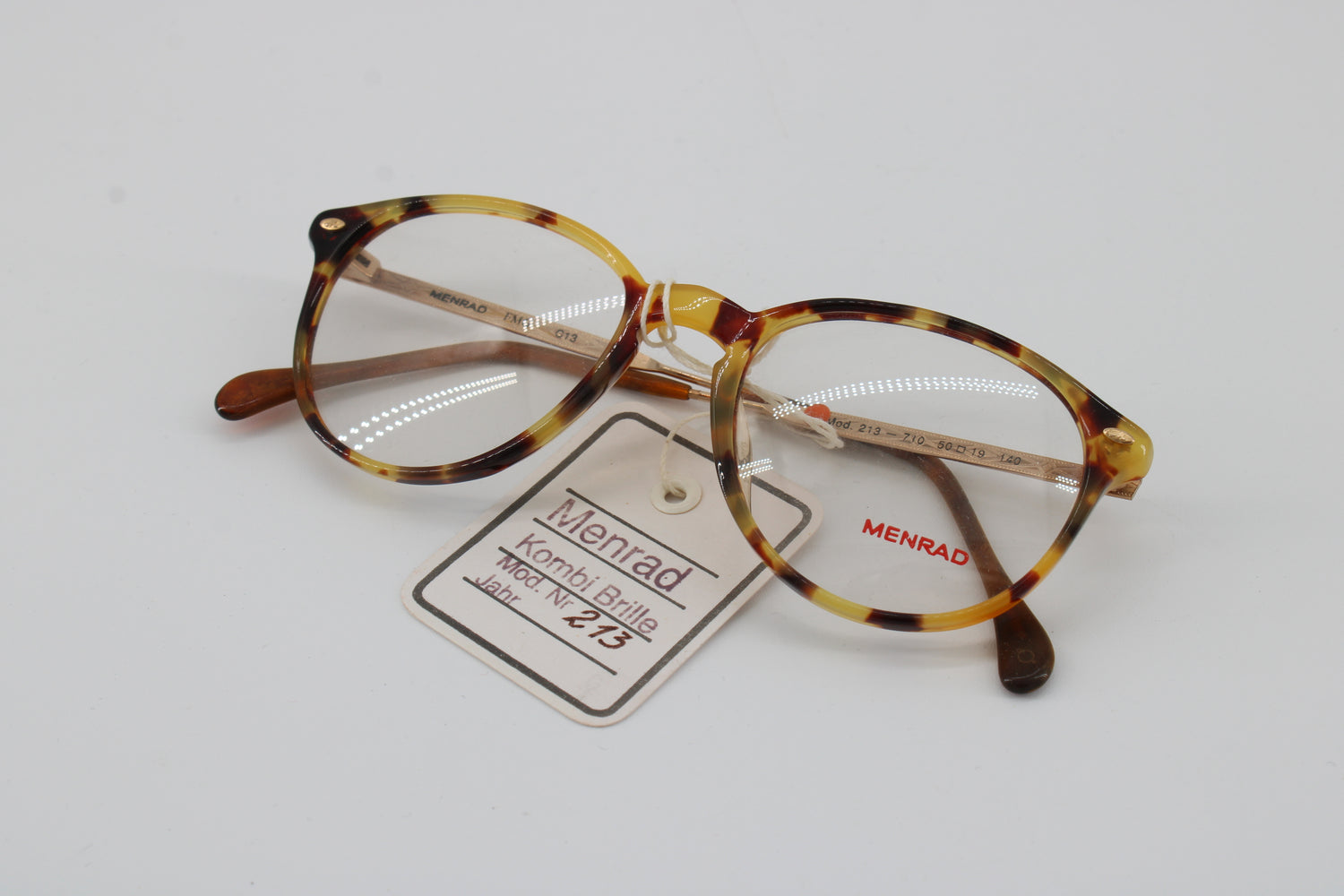 Menrad Glasses 213-710 Vintage Glasses · NOS · Black-Yellow-Brown · 50-19-140 · Unworn
