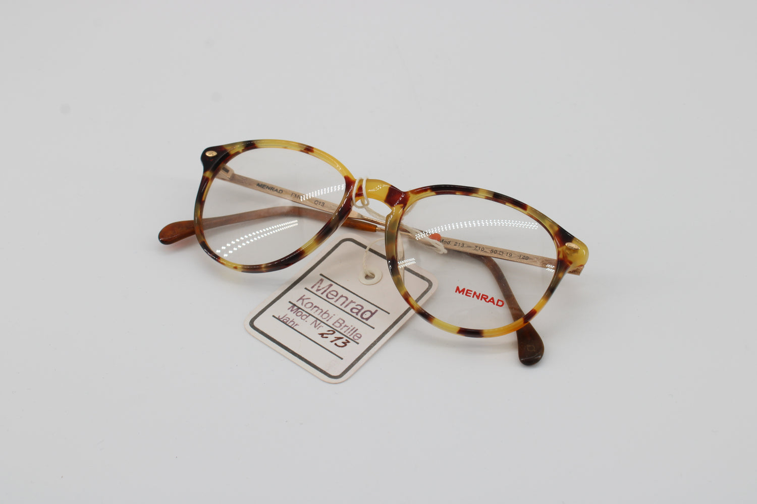 Menrad Glasses 213-710 Vintage Glasses · NOS · Black-Yellow-Brown · 50-19-140 · Unworn