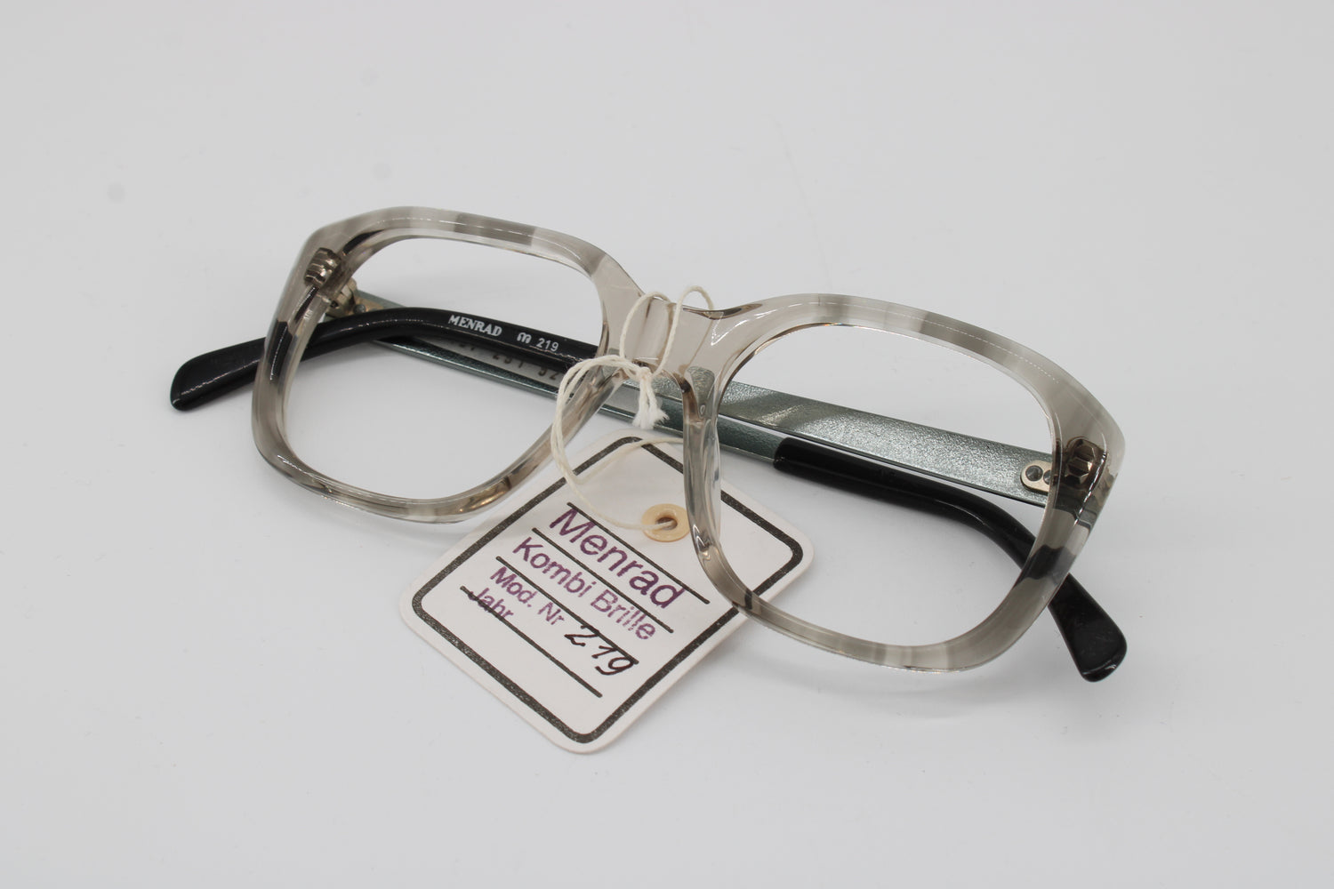 Menrad Frame 2197-251 Vintage Glasses · NOS · Black-Grey-Silver· 52-18-130 · Unworn