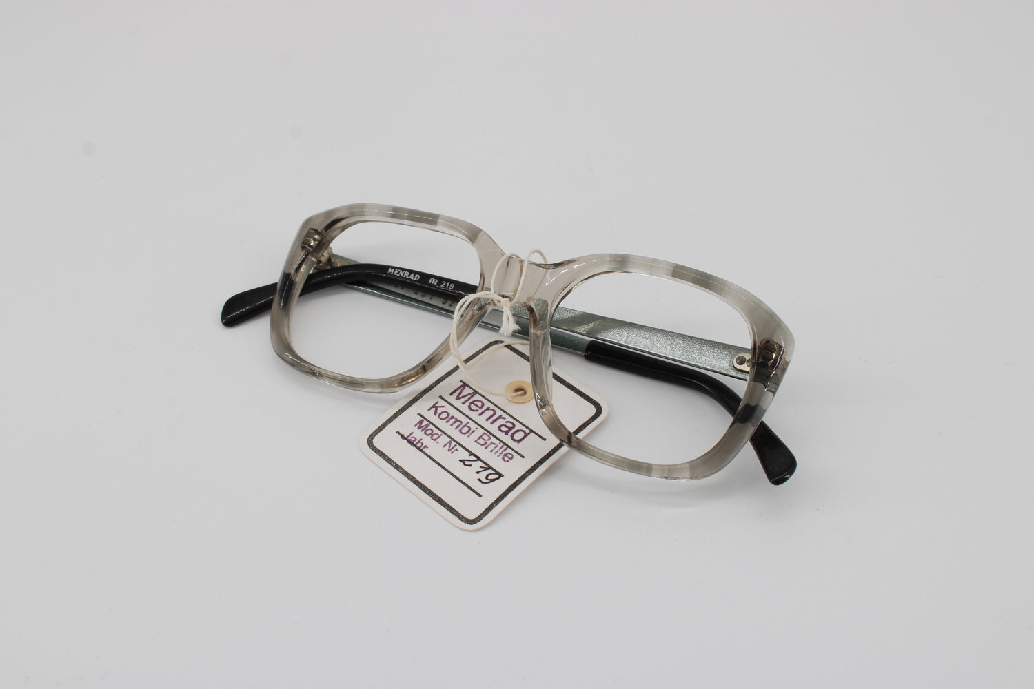 Menrad Frame 2197-251 Vintage Glasses · NOS · Black-Grey-Silver· 52-18-130 · Unworn