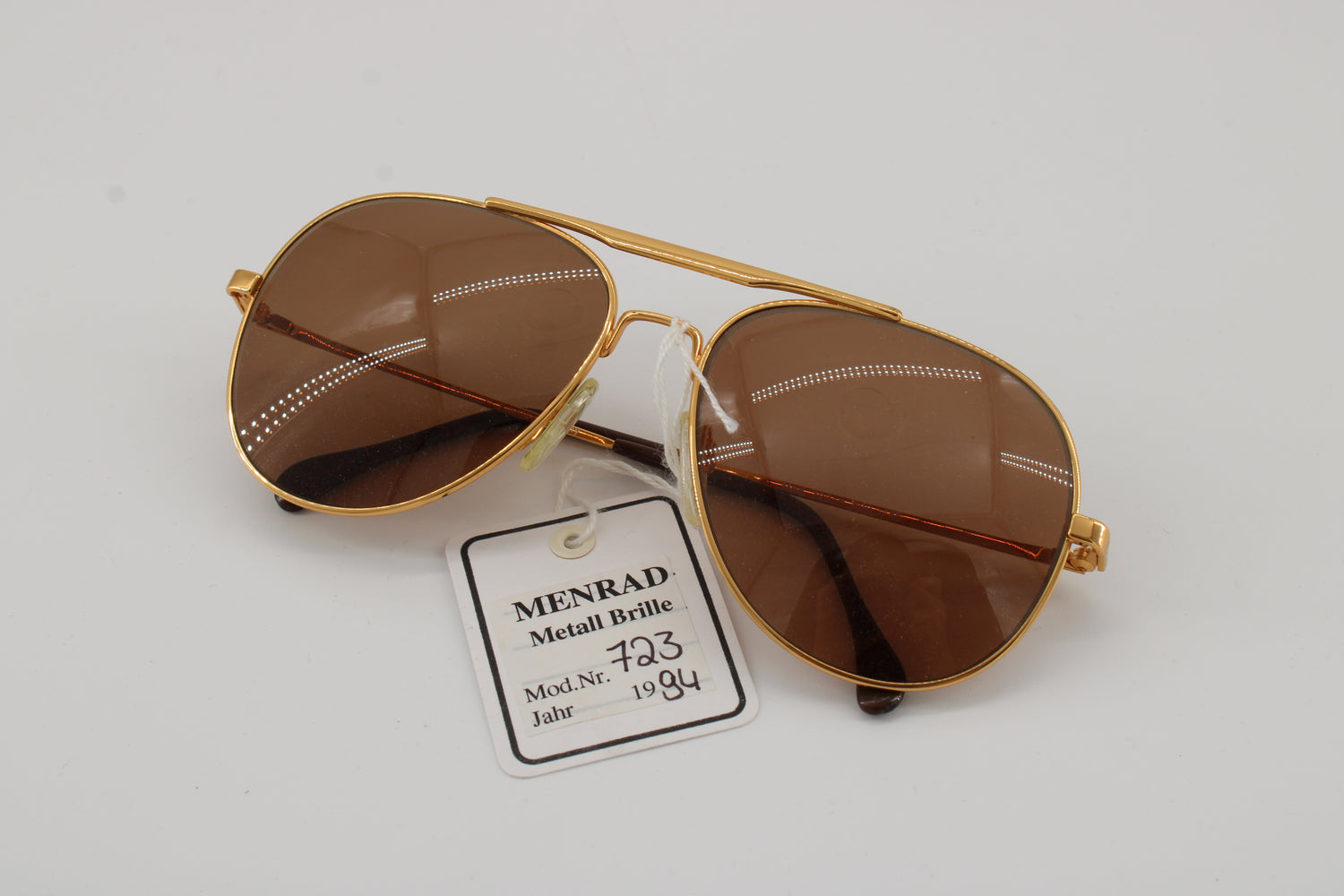 Menrad Glasses 723-600 Vintage Glasses · NOS · Gold-Brown · 145 · Unworn