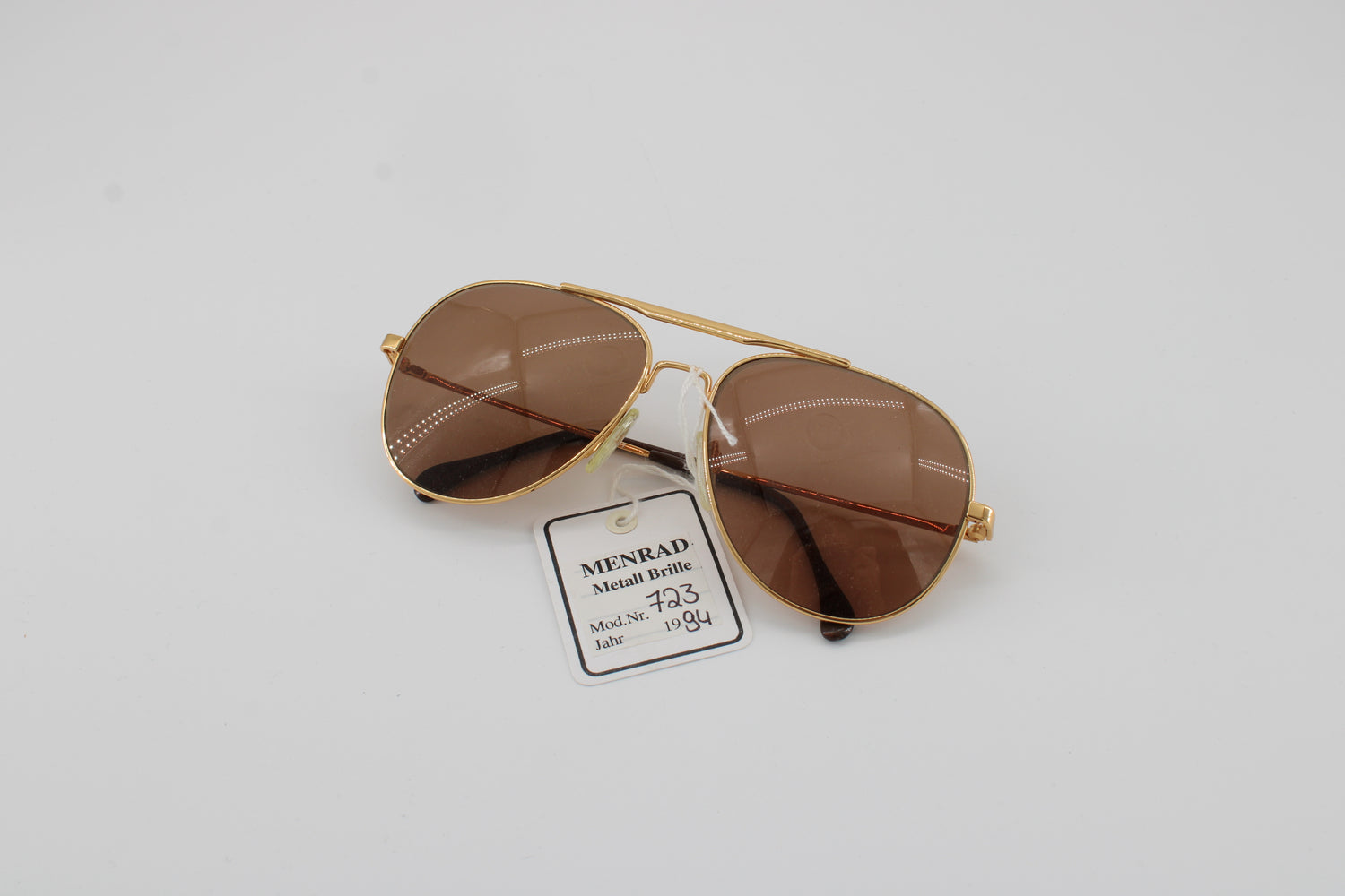 Menrad Glasses 723-600 Vintage Glasses · NOS · Gold-Brown · 145 · Unworn