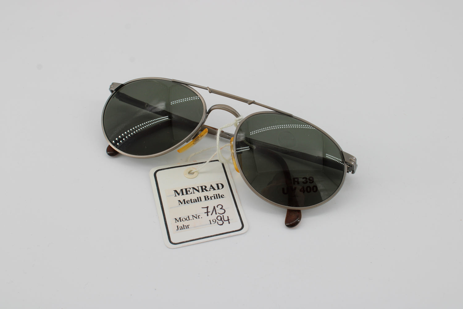 Menrad Glasses 1713-260 Vintage Glasses · NOS · Silver-Black · 140 · Unworn