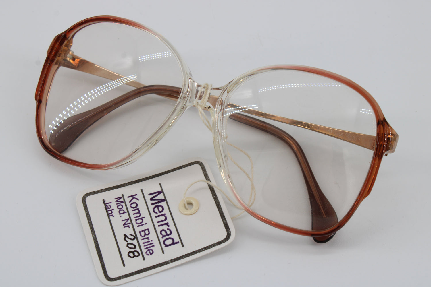 Menrad Glasses 208 Vintage Glasses · NOS · Gold-Brown· 135 · Unworn
