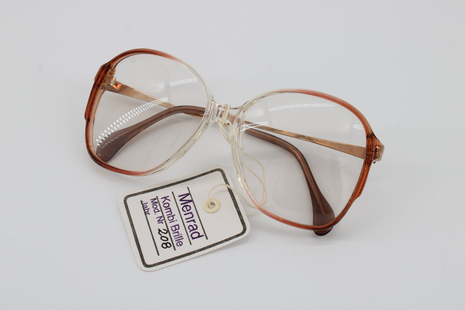 Menrad Glasses 208 Vintage Glasses · NOS · Gold-Brown· 135 · Unworn