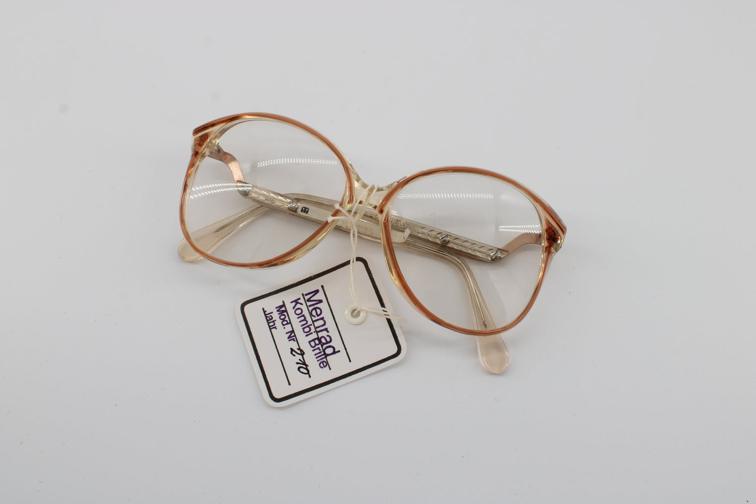 Menrad Glasses 210-235 Vintage Glasses · NOS · Brown-Transperent · 54-15-135 · Unworn