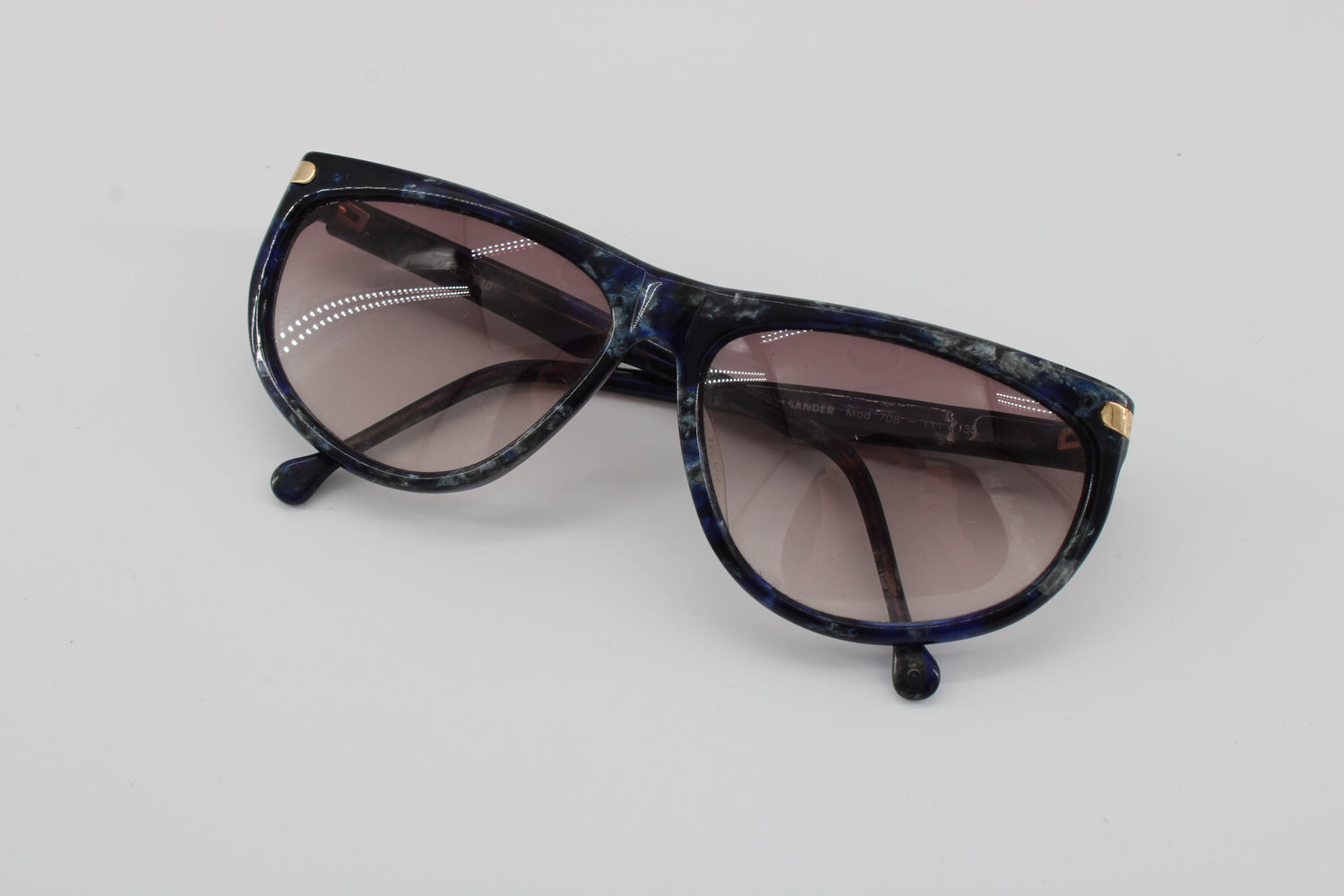 Jil Sander Glasses 708-141 Vintage Glasses · NOS · Black-Blue · 135 · Unworn