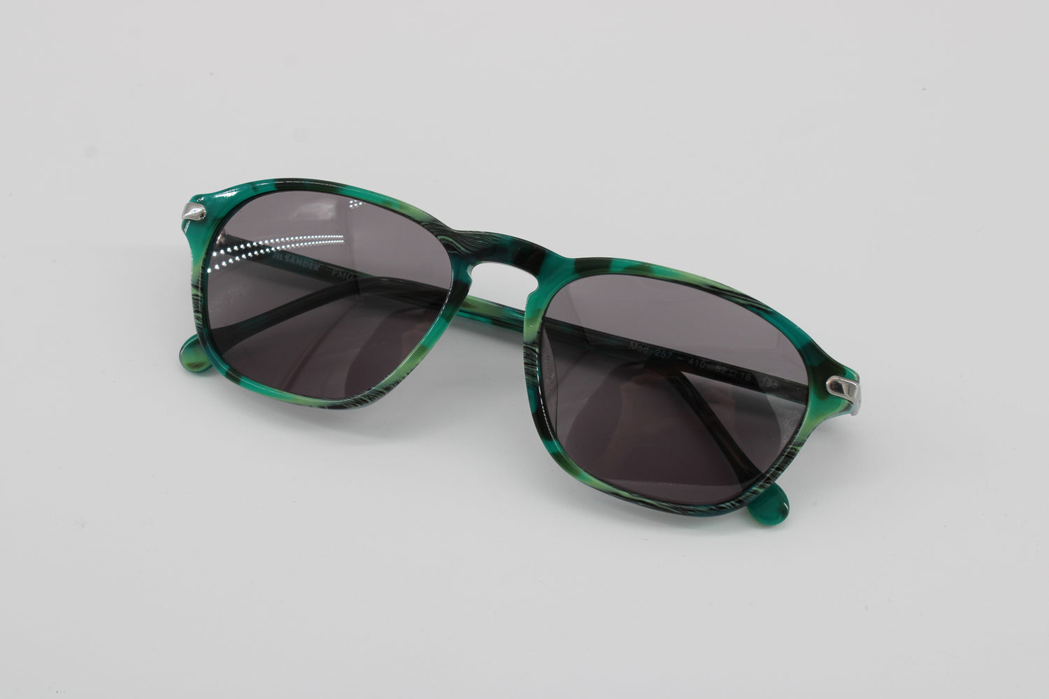 Jil Sander Glasses 257-410 Vintage Glasses · NOS · Green-Blue  · 52-18-135 · Unworn