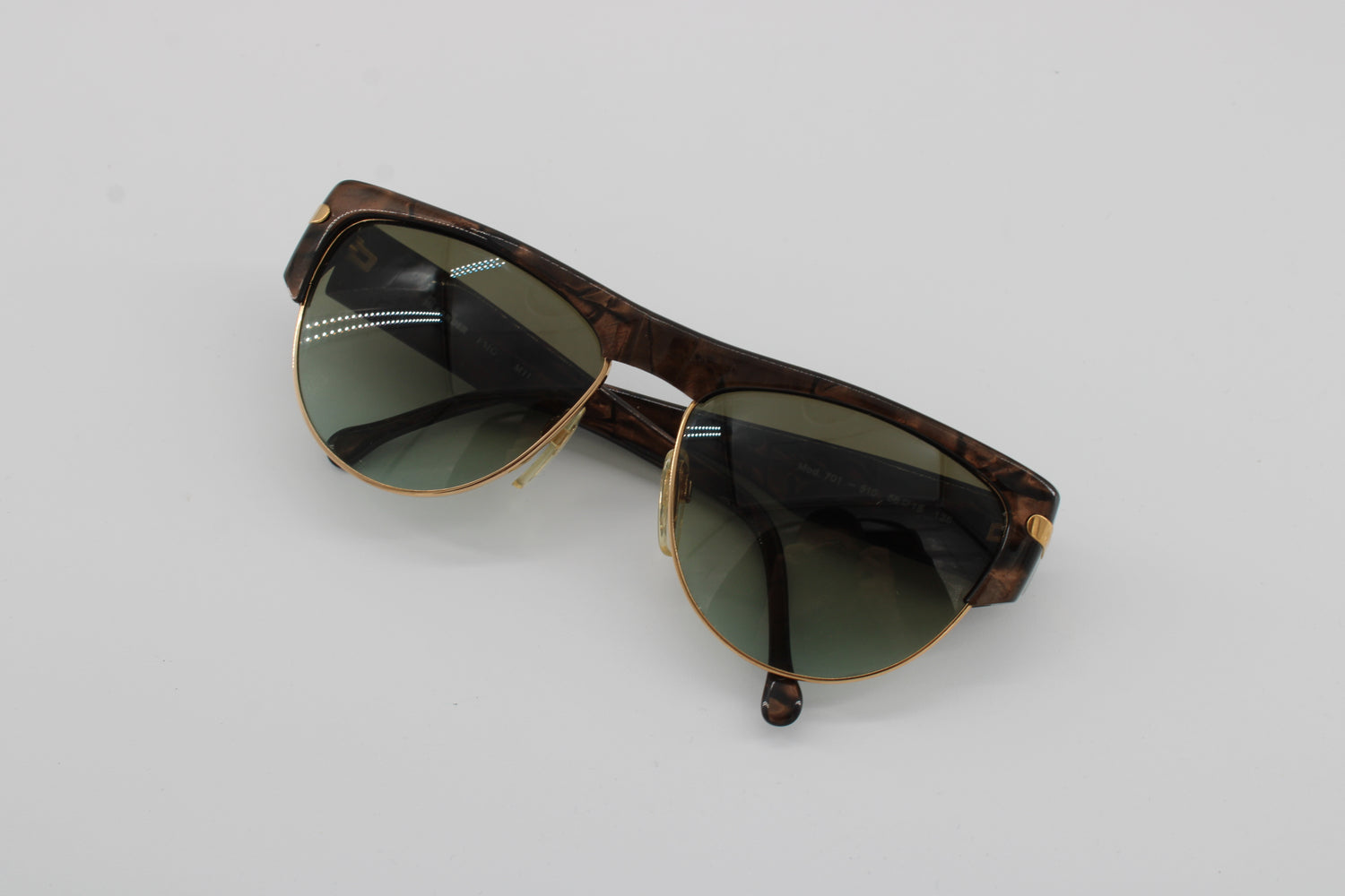 Jil Sander Glasses 701-510 Vintage Glasses · NOS · Brown-Black · 58-18-135 · Unworn