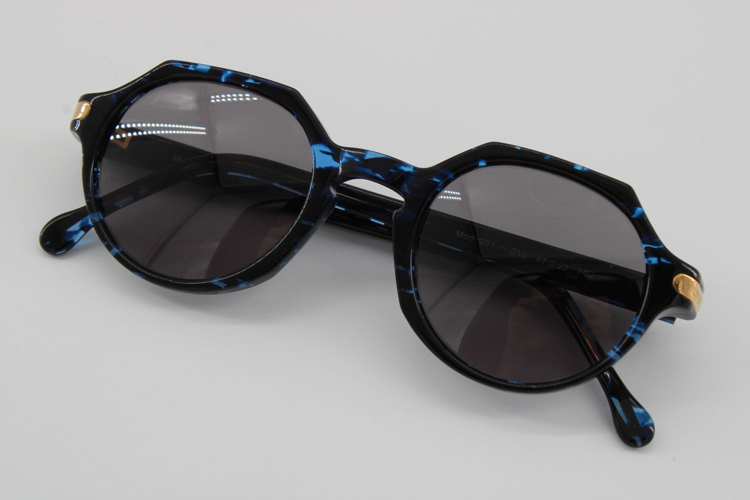 Jil Sander Glasses 251-310 Vintage Glasses · NOS · Blue-Black · 47-23-140 · Unworn