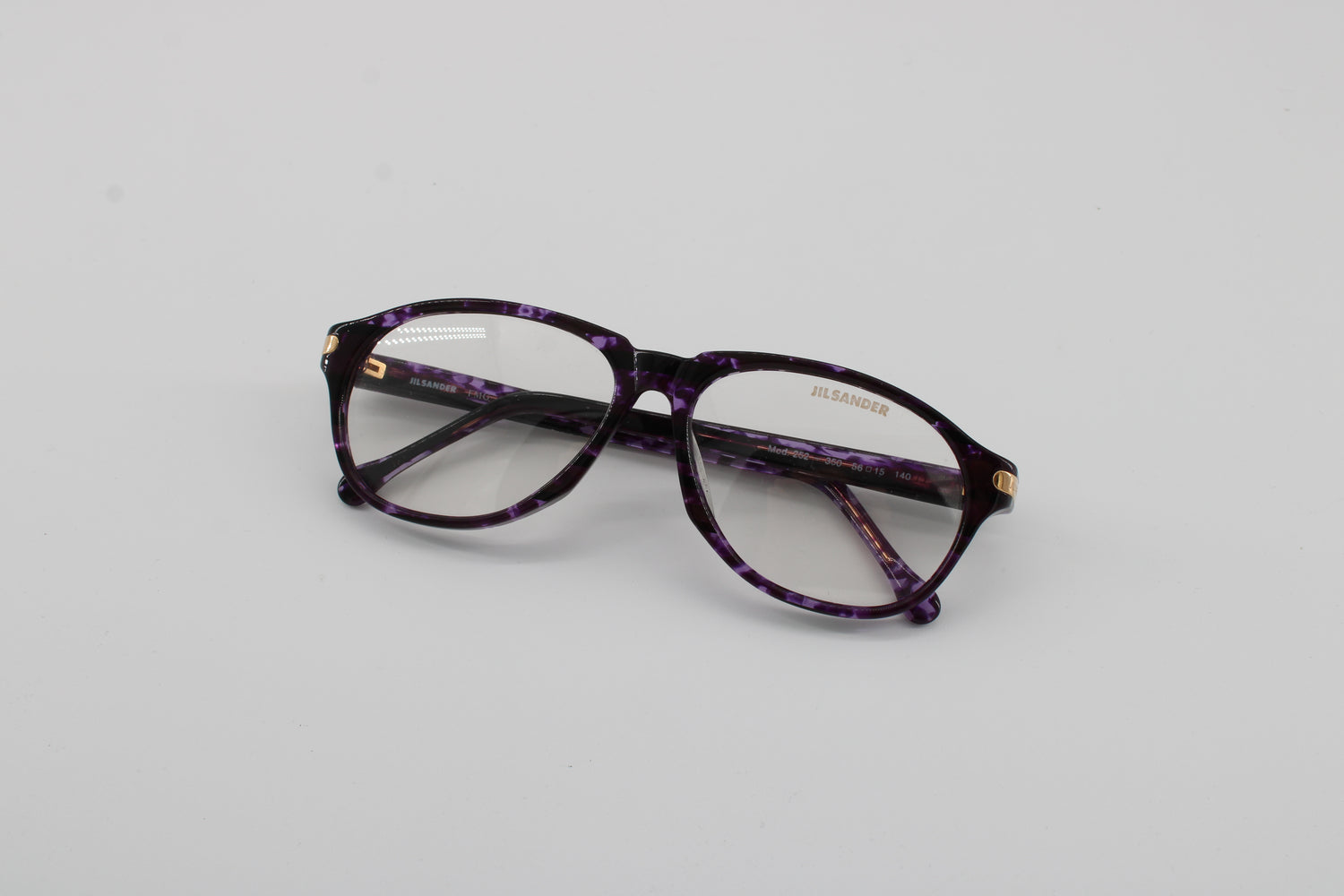 Jil Sander Glasses 252-350 Vintage Glasses · NOS · Purple · 56-15-14 · Unworn