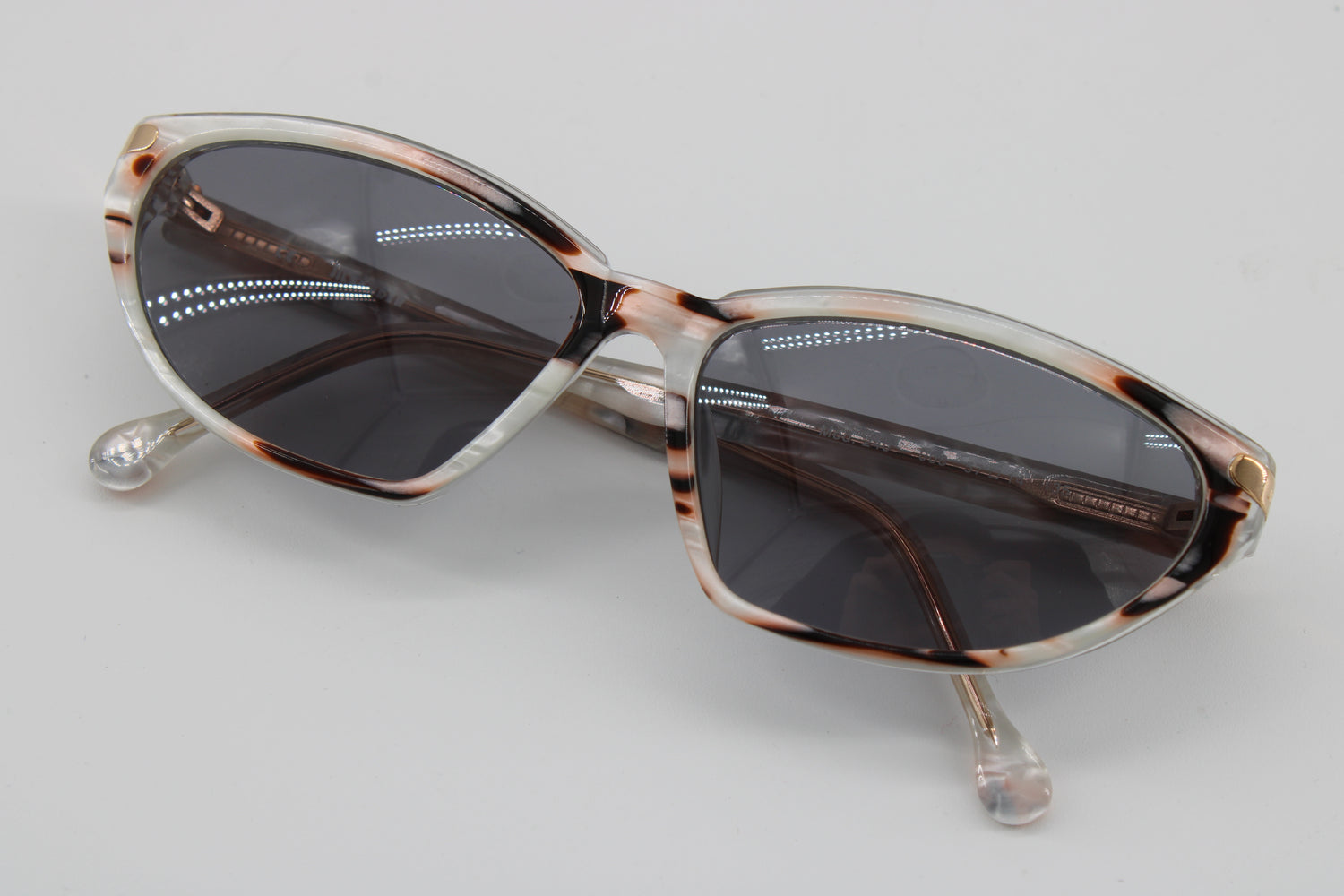 Jil Sander Glasses 240-008 Vintage Glasses · NOS · White-Black · 57-14-135 · Unworn
