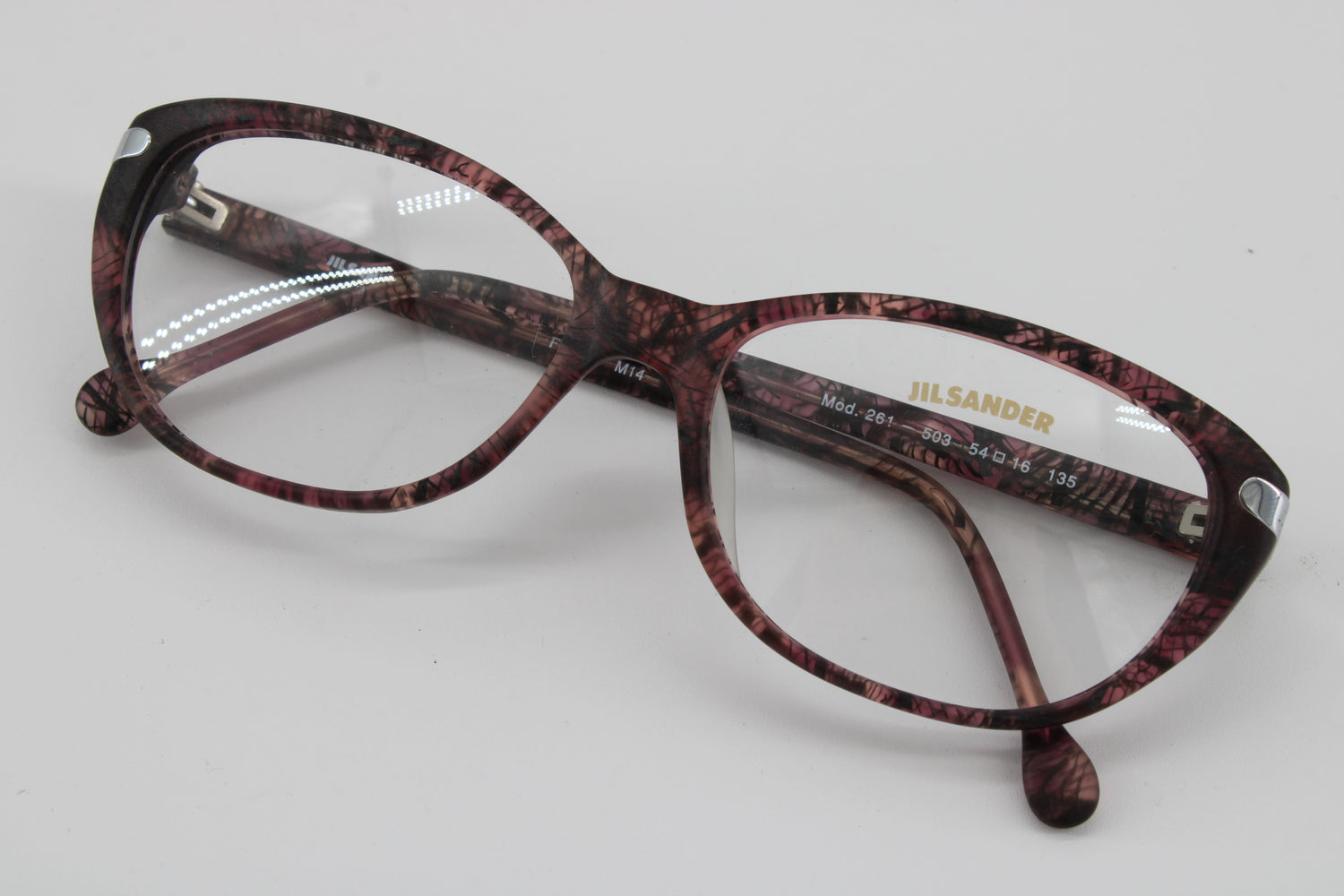 Jil Sander Glasses 261-503 Vintage Glasses · NOS · Black-Purple · 54-16-135 · Unworn