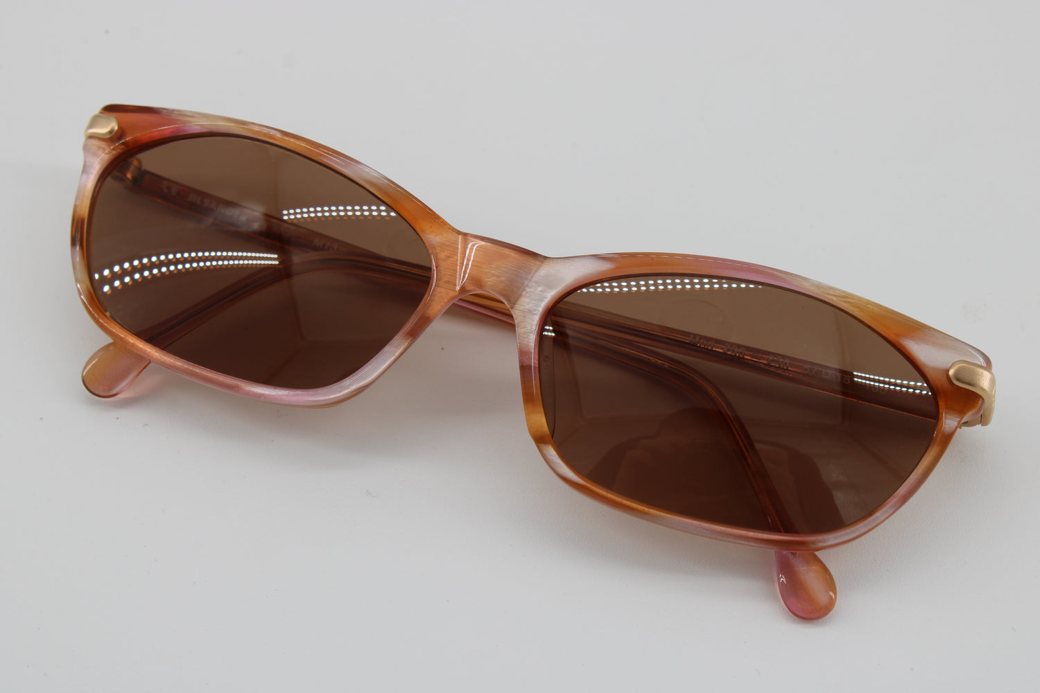 Jil Sander Glasses 236-250 Vintage Glasses · NOS · Brown-White · 57-16-135 · Unworn
