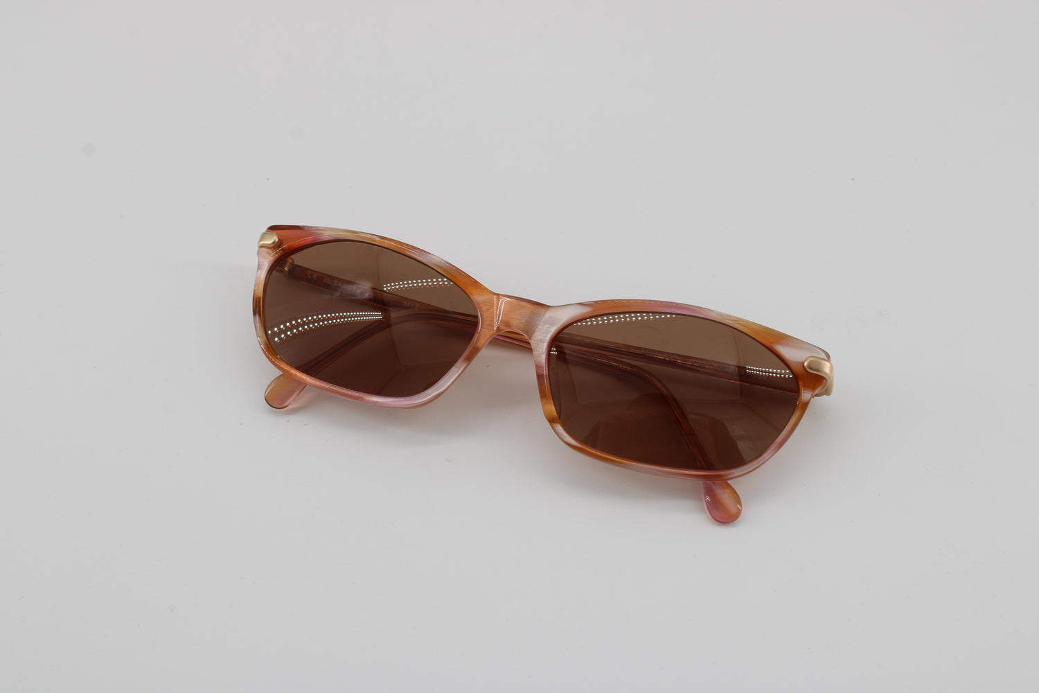 Jil Sander Glasses 236-250 Vintage Glasses · NOS · Brown-White · 57-16-135 · Unworn