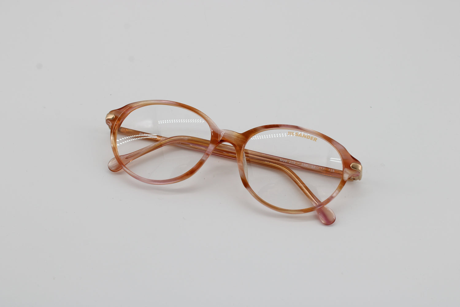 Jil Sander Glasses 229-250 Vintage Glasses · NOS · Brown · 53-17-135 · Unworn