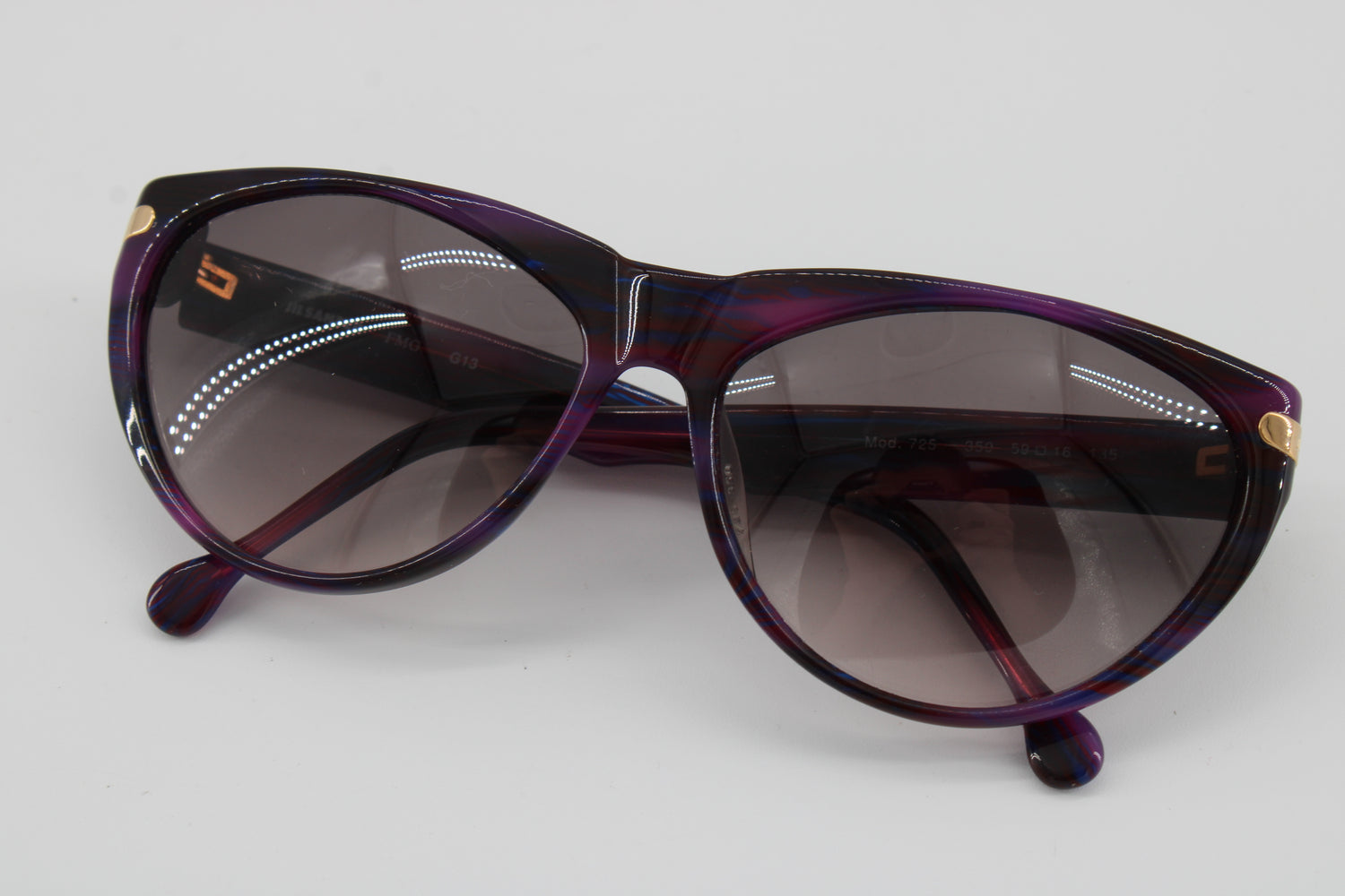 Jil Sander Glasses 725-350 Vintage Glasses · NOS · Purple · 59-16-135 · Unworn