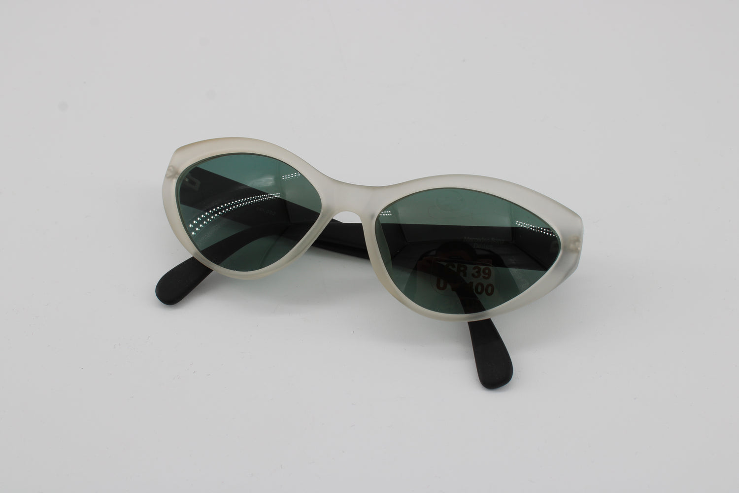 Mercedes-Benz Glasses SLK 002 Vintage Glasses · NOS · White-Black · 13 · Unworn