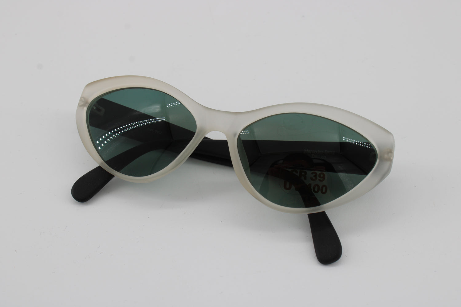 Mercedes-Benz Glasses SLK 002 Vintage Glasses · NOS · White-Black · 13 · Unworn