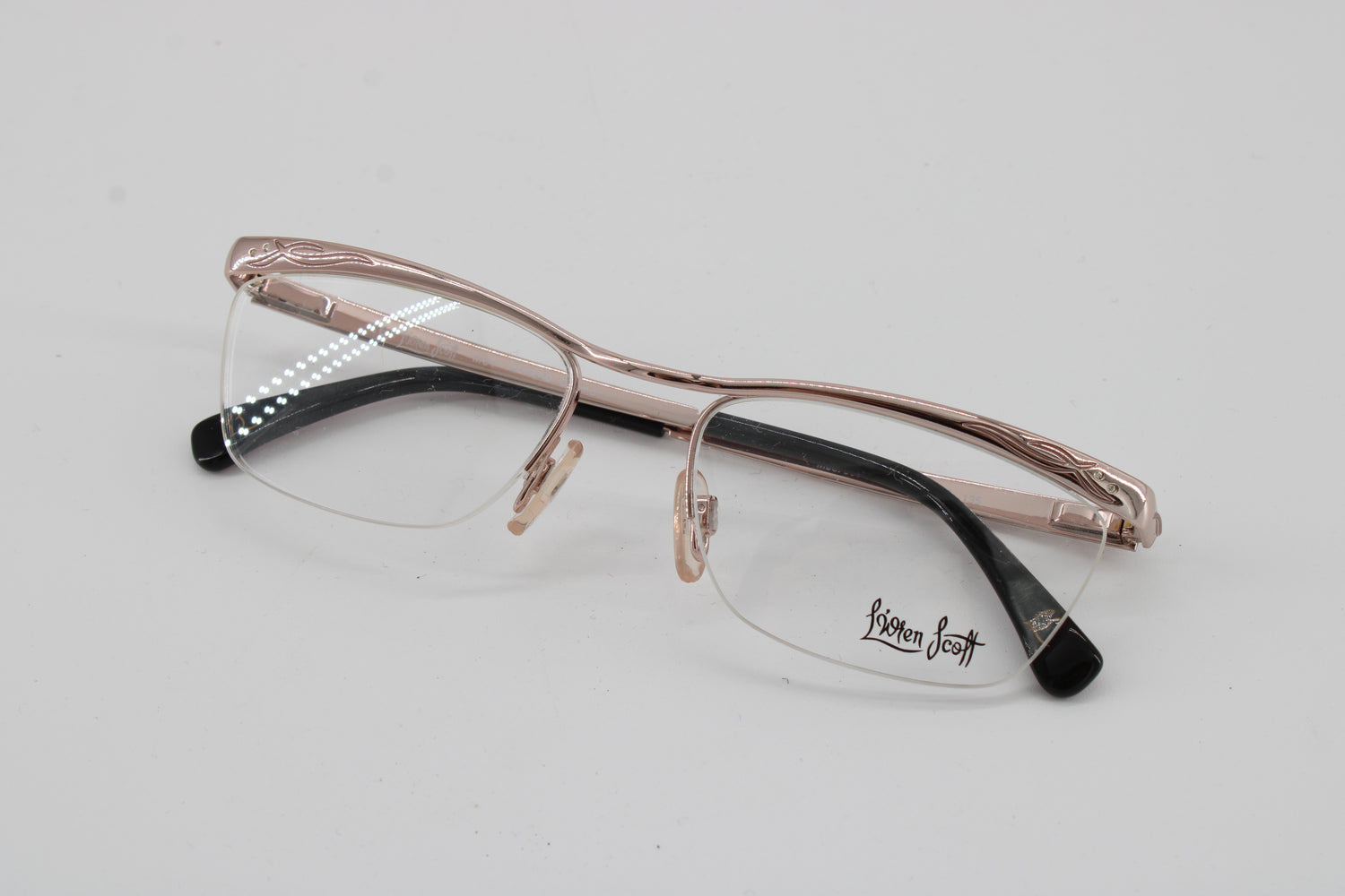 L'wren Scott Glasses 333006-810 Vintage Glasses · NOS · Silver color · 52-17-135 · Unworn