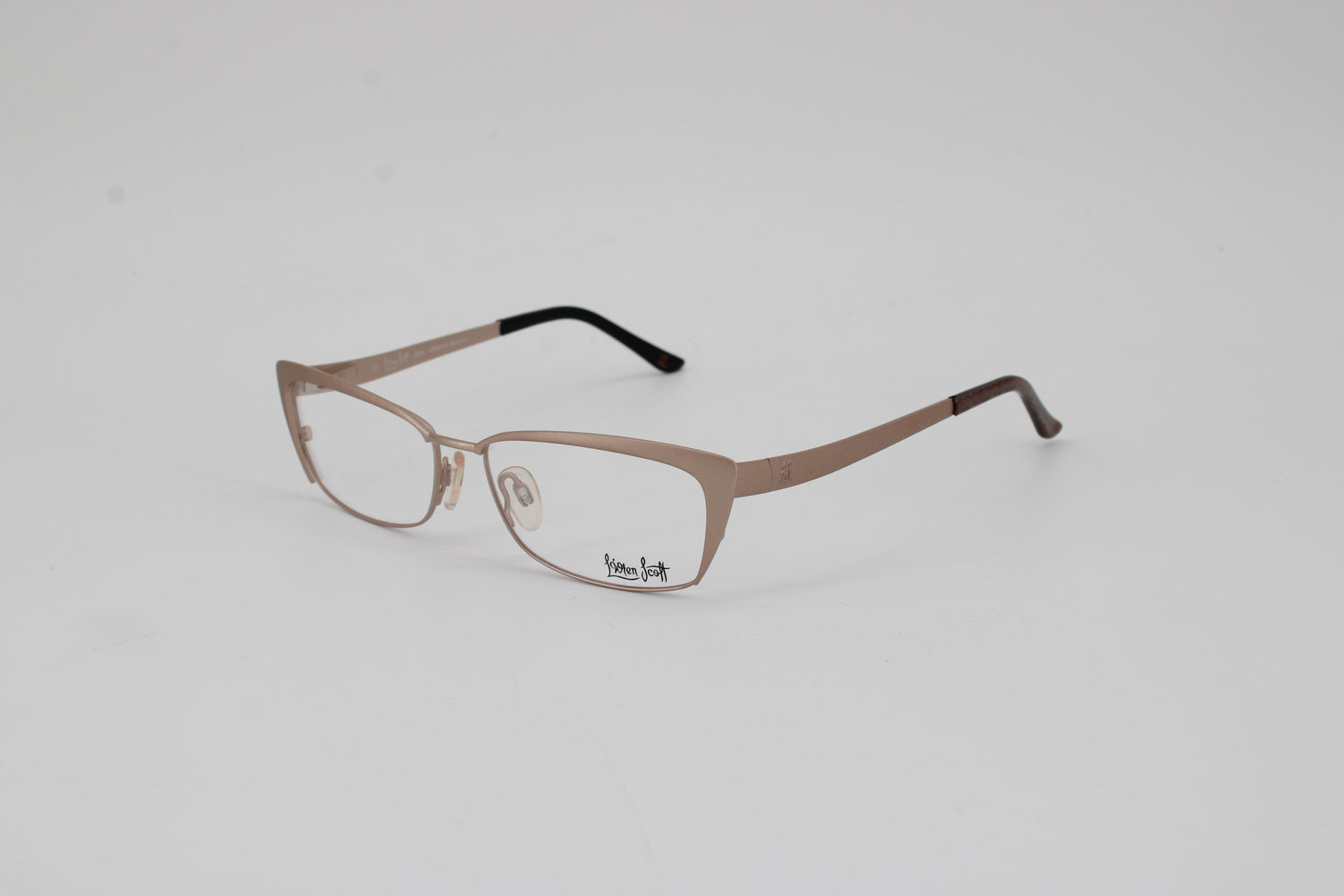 L'wren Scott Glasses 333001-011 Vintage Glasses · NOS · Gold-Black · 53-15-135 · Unworn