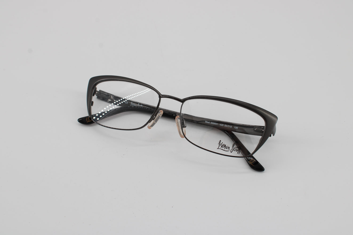 L'wren Scott Glasses 333001-420 Vintage Glasses · NOS · Black · 53-15-135 · Unworn