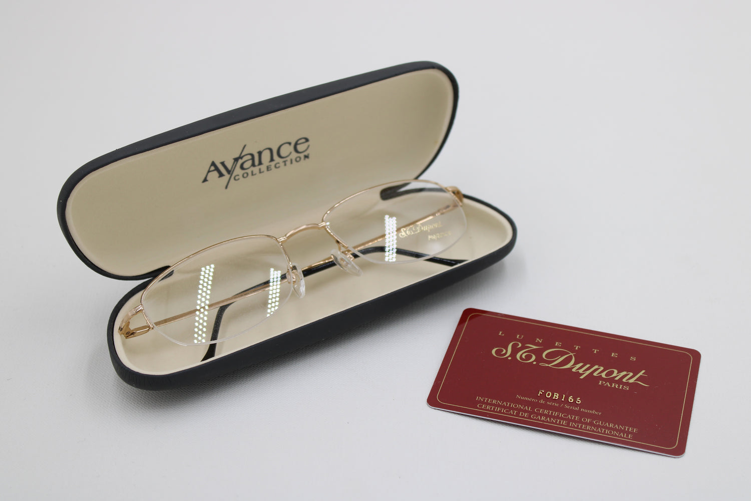 S.T. Dupont Avance Eyeglasses M D558/20 6054 · NOS · 23-kt gold-plated · Made in Germany