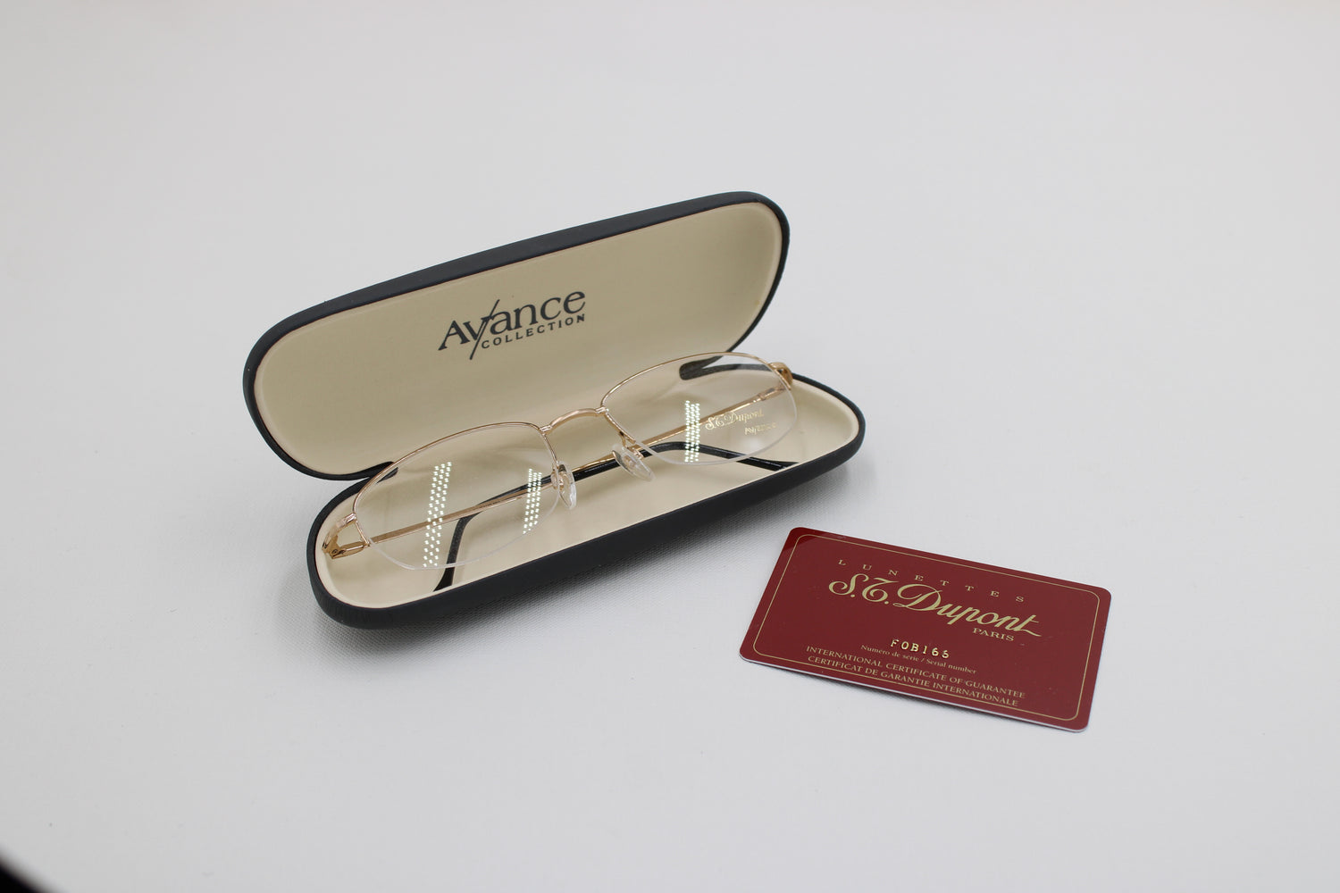S.T. Dupont Avance Eyeglasses M D558/20 6054 · NOS · 23-kt gold-plated · Made in Germany